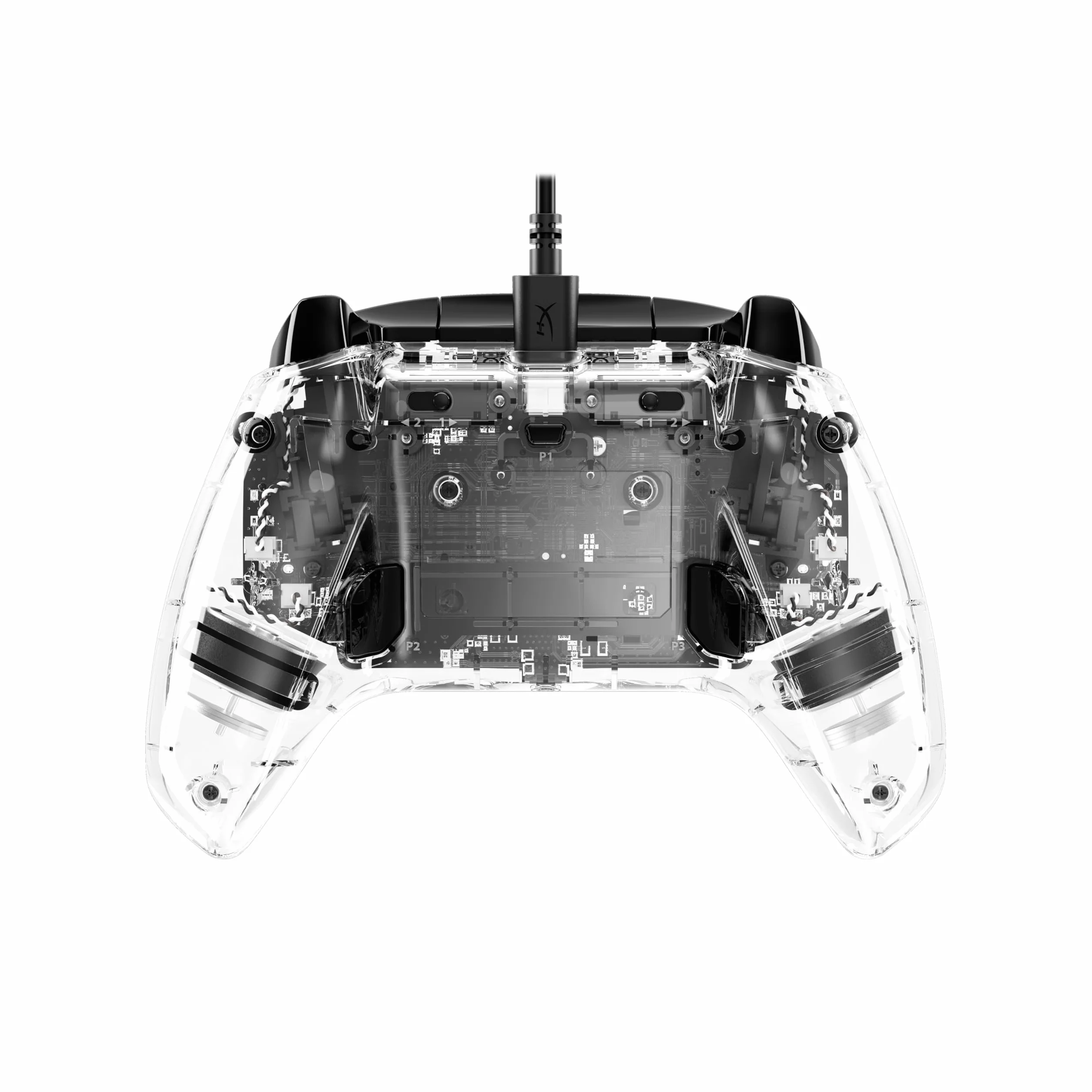 HyperX Clutch Gladiate RGB przewodowy kontroler do Xbox One, Xbox Series X|S, Windows 10/11, Joystick, Gamepad, silniki wibracyjne, z podwójnym silnikiem wibracyjnym, RGB