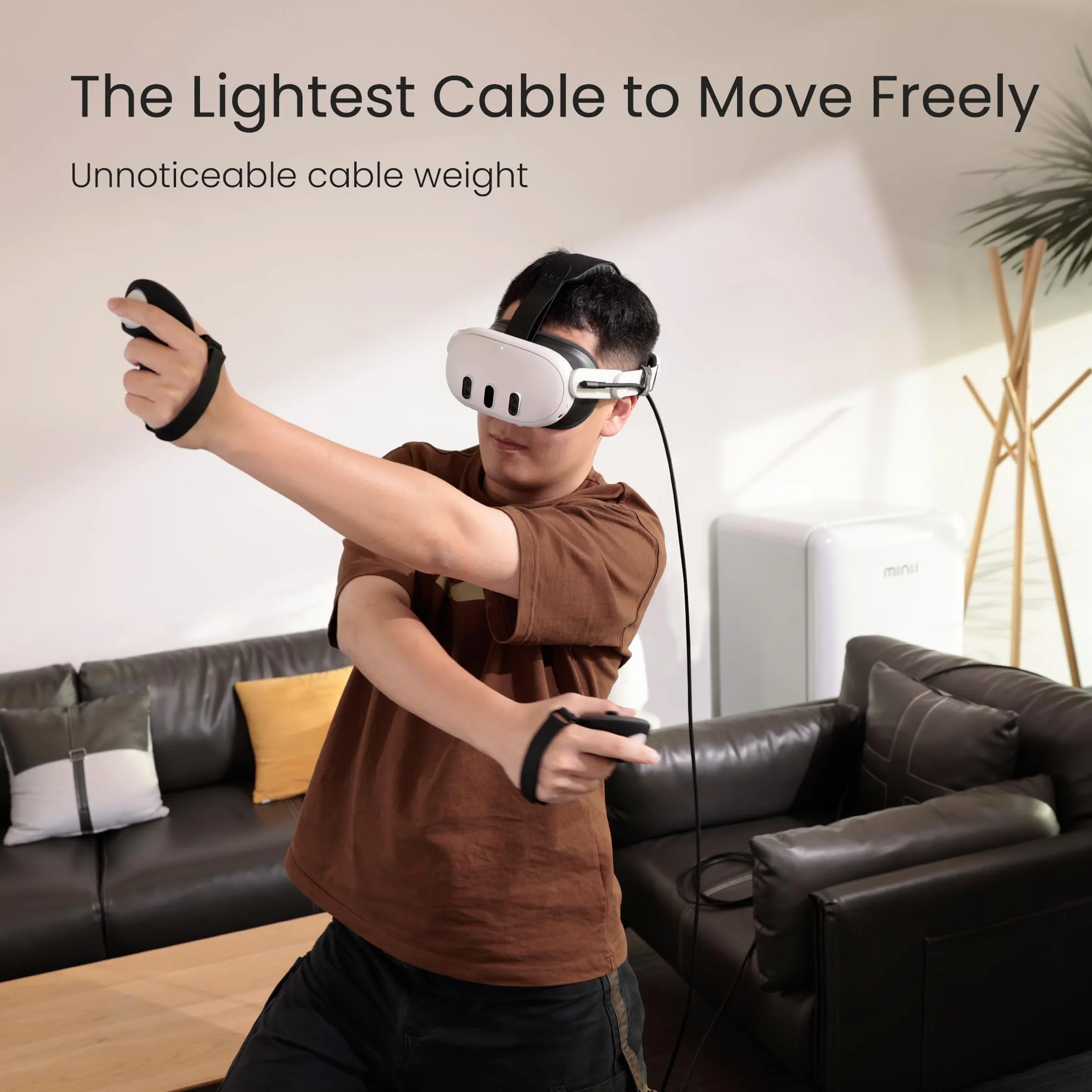 KIWI design Kabel łączący 6 m, kompatybilny z akcesoriami Oculus/Meta Quest 3S i Quest 3/2/Pro/Pico 4, kabel USB 3.0, z super prędkością 5 Gb/s
