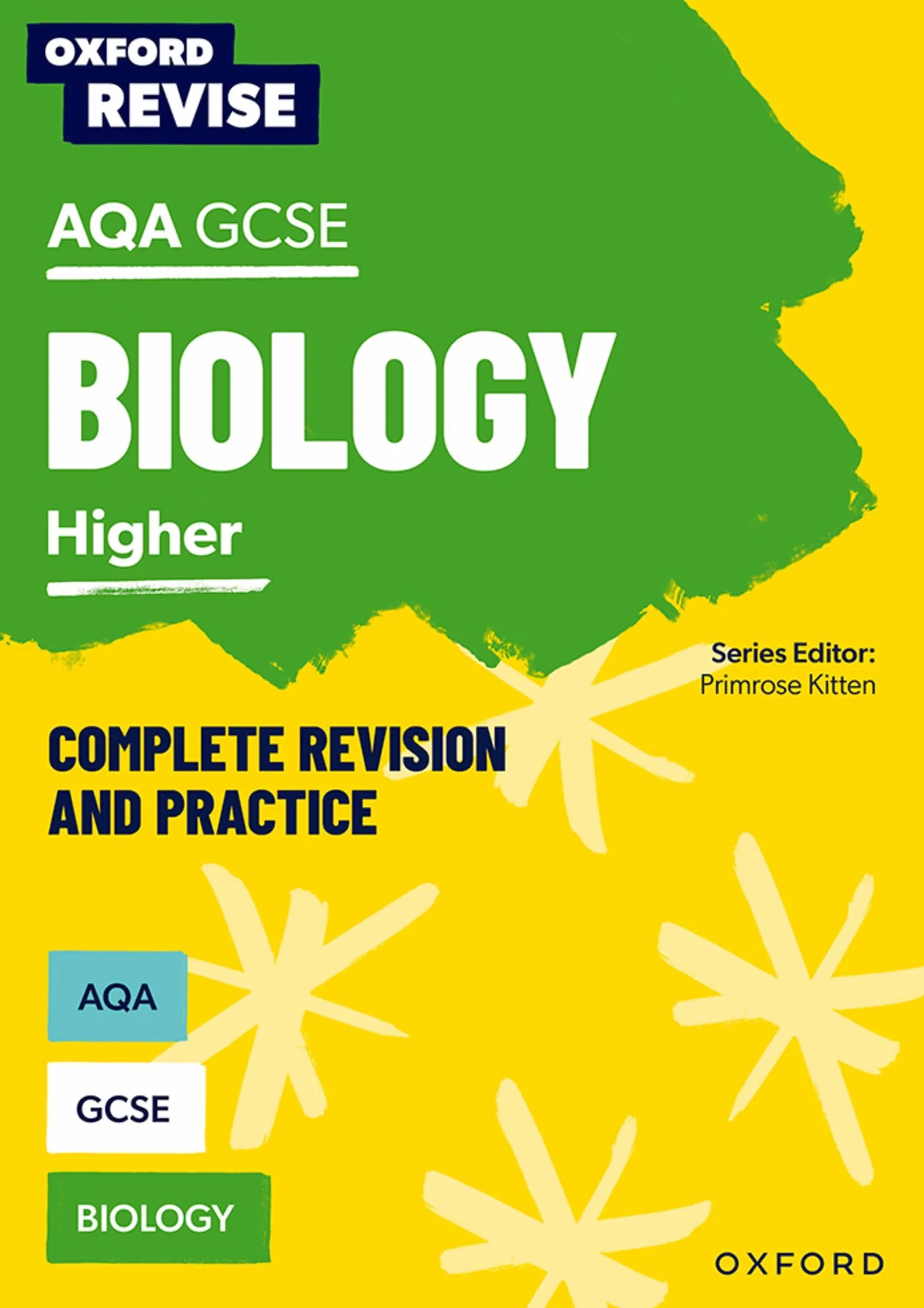 Oxford Revise AQA GCSE Biology Revision and Exam Practice 4* winner Teach Secondary 2021 awards (Oxford Revise Science), Cover May vary