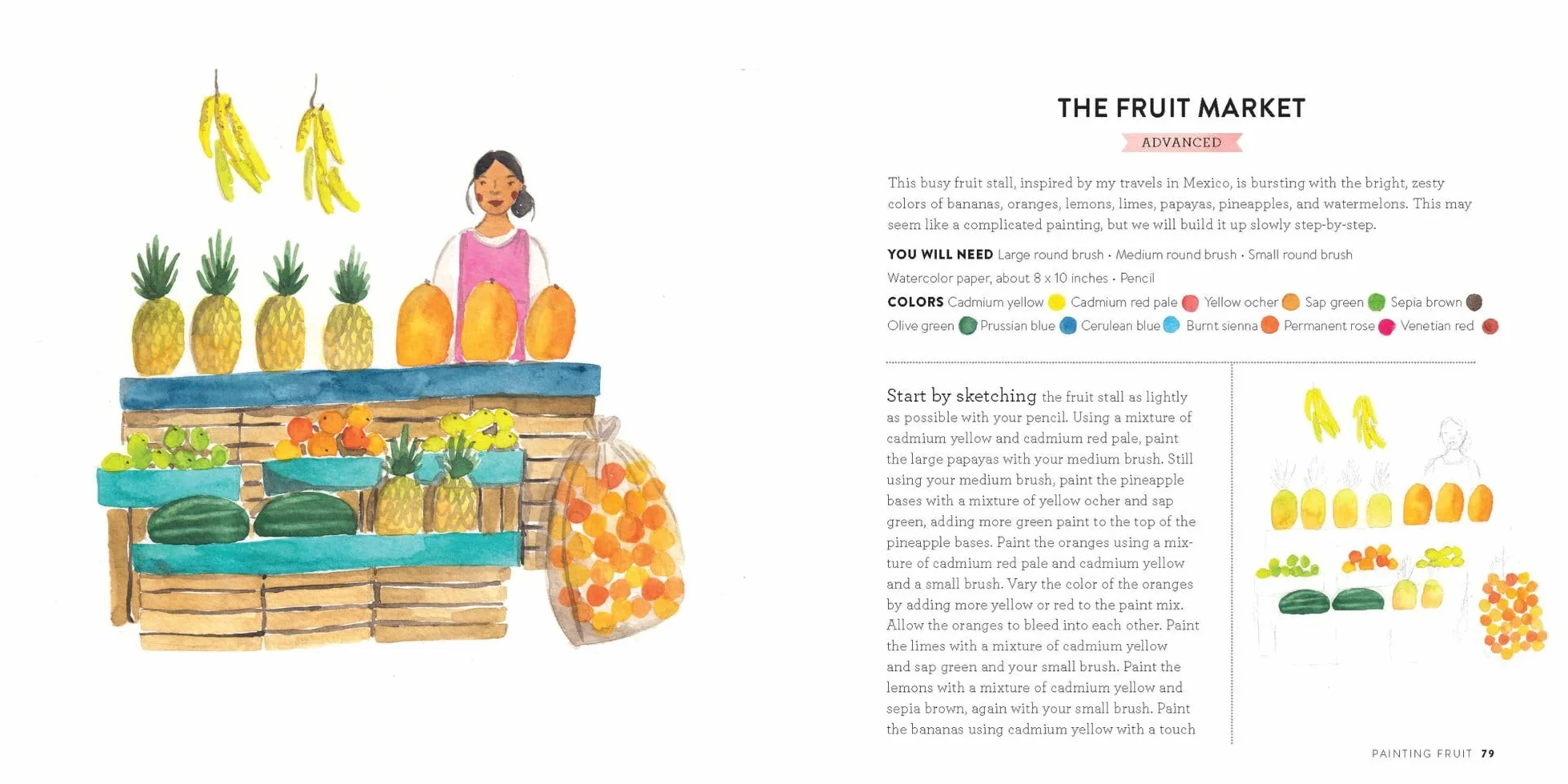 The Joy of Watercolor: 40 Happy Lessons for Painting the World Around You