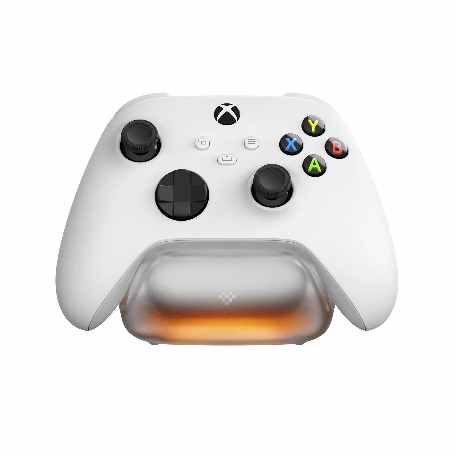 8BitDo Stacja ładująca do kontrolerów bezprzewodowych Xbox, bezpieczna magnetyczna stacja ładująca do Xbox Series X|S, jeden kontroler, oficjalnie licencjonowana (biała)