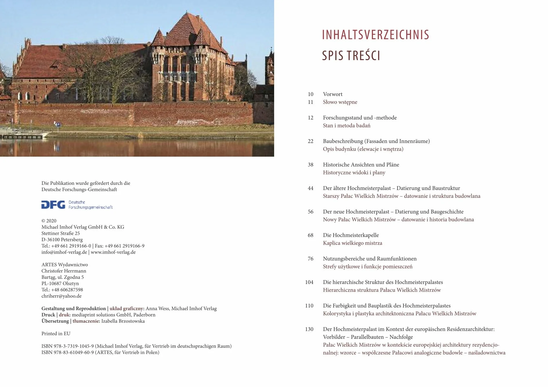Der Marienburger Hochmeisterpalast / Malborski Palac Wielkich Mistrzow: Handbuch zur modernsten Fürstenresidenz des Mittelalters / Kompendium wiedzy ... rezydencji książęcej średniowiecza