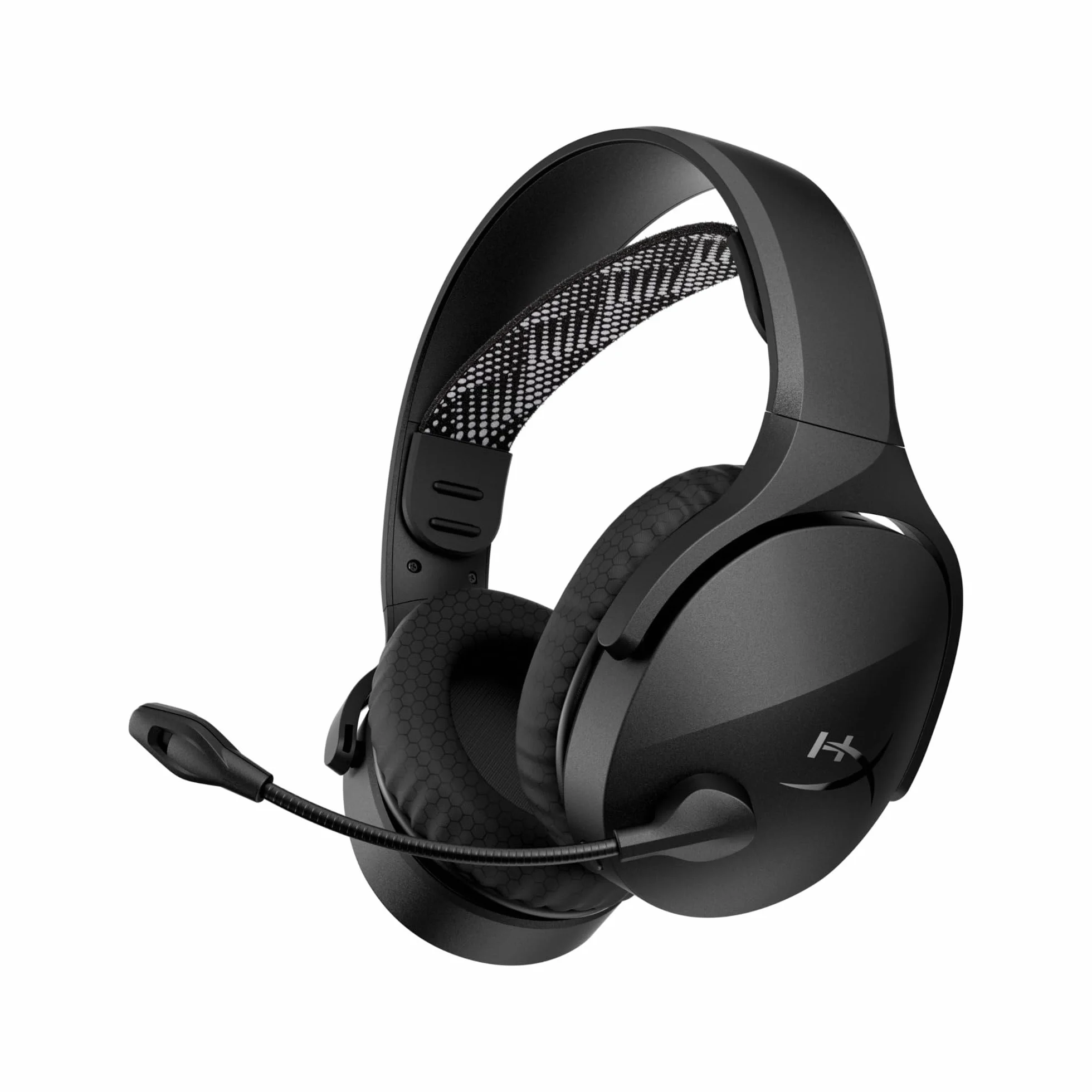 HyperX Cloud Jet – podwójny bezprzewodowy zestaw słuchawkowy do gier, 2,4 GHz i Bluetooth, PC, Mac, PS5, PS4, mobilny, sterownik 40 mm, czas pracy baterii 25 godzin, mikrofon Swivel-to-Mote, lekka
