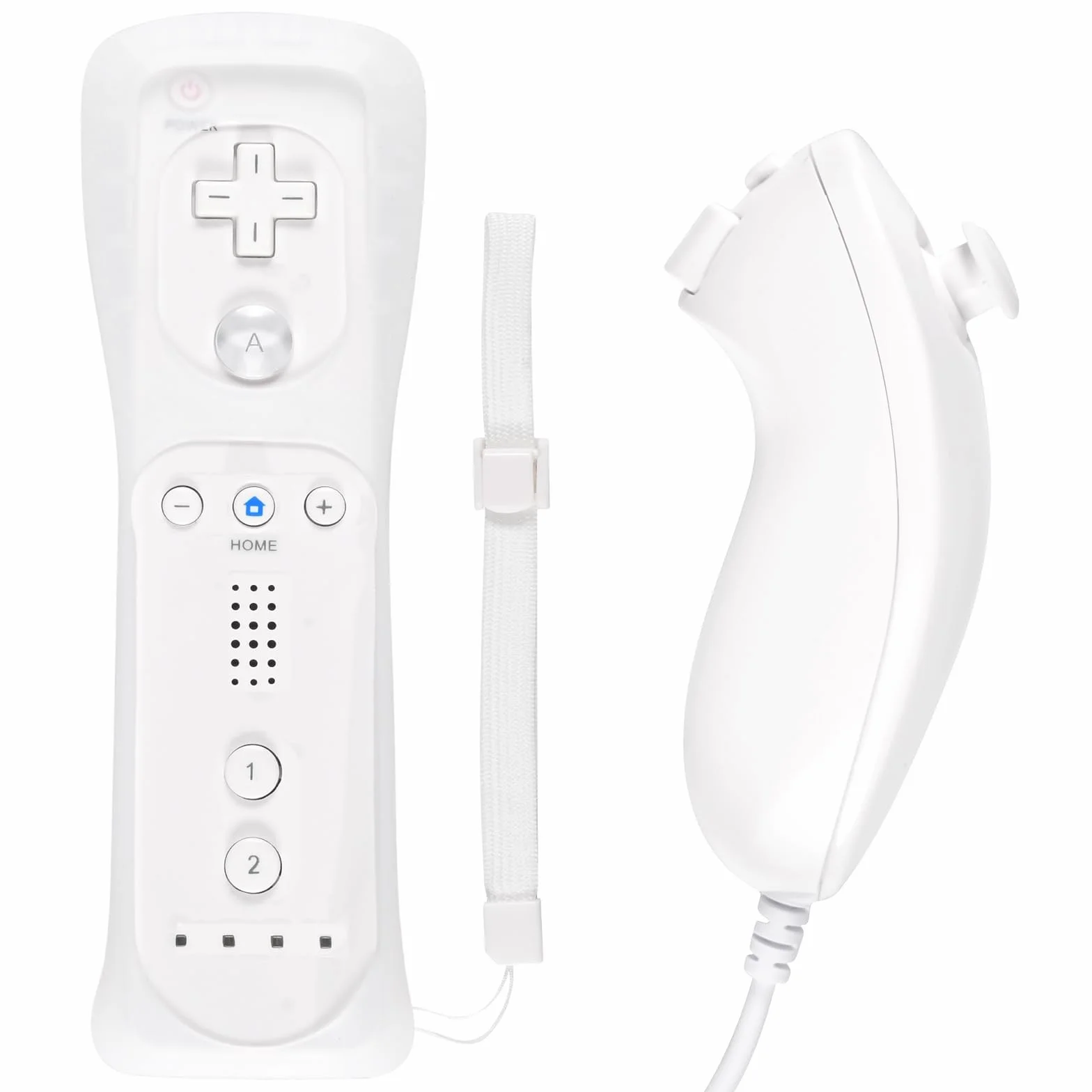 Kontroler Funmo do kontrolera Wii Remote Plus, kontroler Wii Remote z Motion Plus i kontrolerem Wii Nunchuck, kontroler Wii, zamiennik pilota Wii dla Wii/Wii U