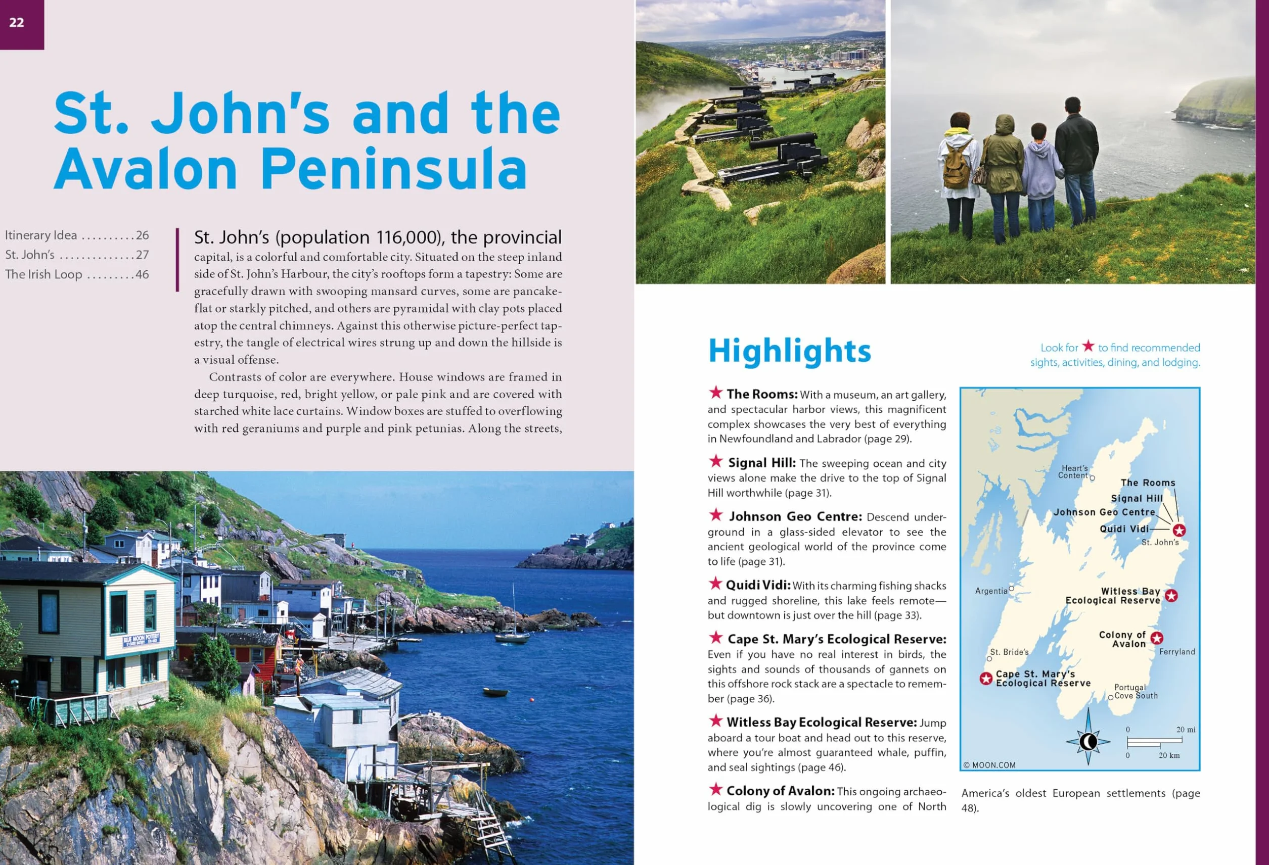 Moon Newfoundland & Labrador: Wildlife-Watching, Iceberg Excursions, Viking Settlements