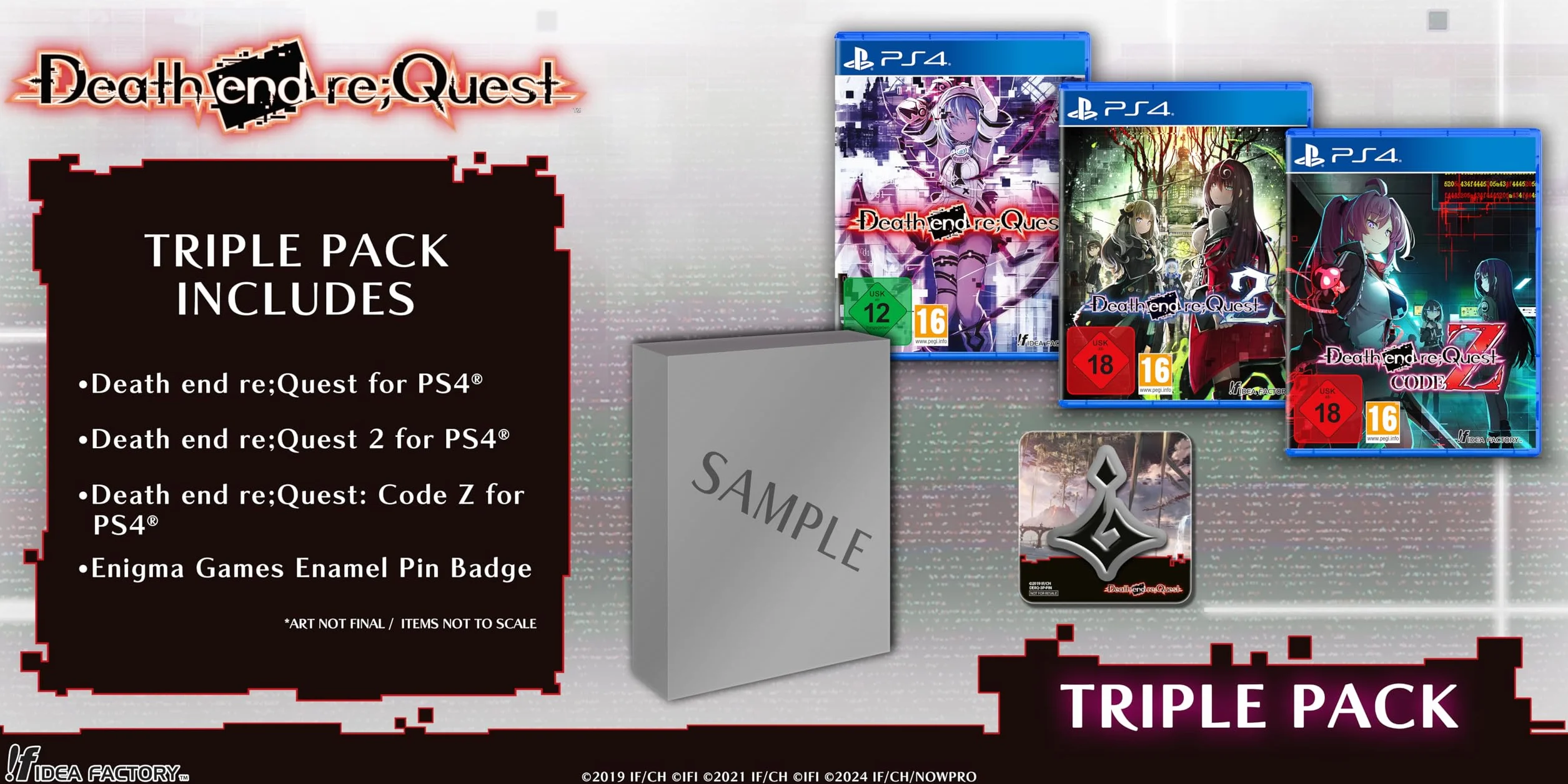 Death end re;Quest/ Death end re;Quest 2/ Death end re;Quest: Code Z - Triple Pack /PS4