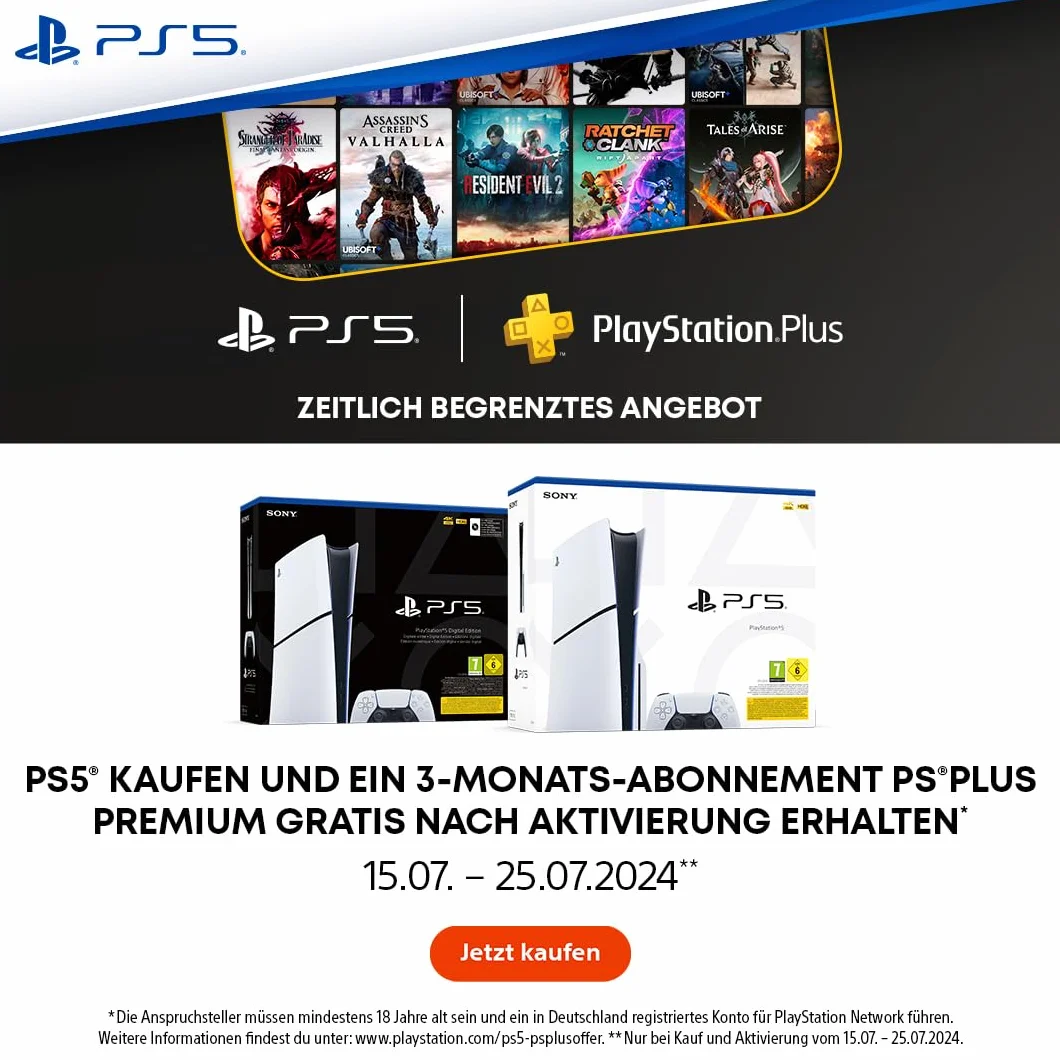 PlayStation®5 (Digital Edition) Bundle mit zweitem DualSense™ Wireless-Controller