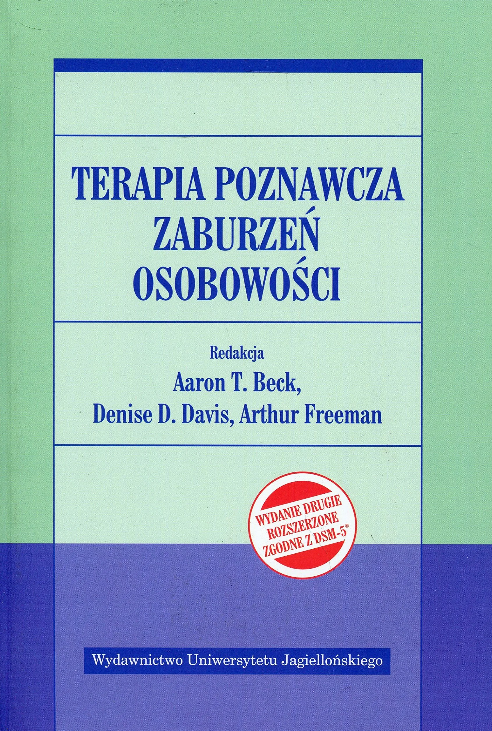 TERAPIA POZNAWCZA ZABURZEŃ OSOBOWOŚCI dodr. 2020