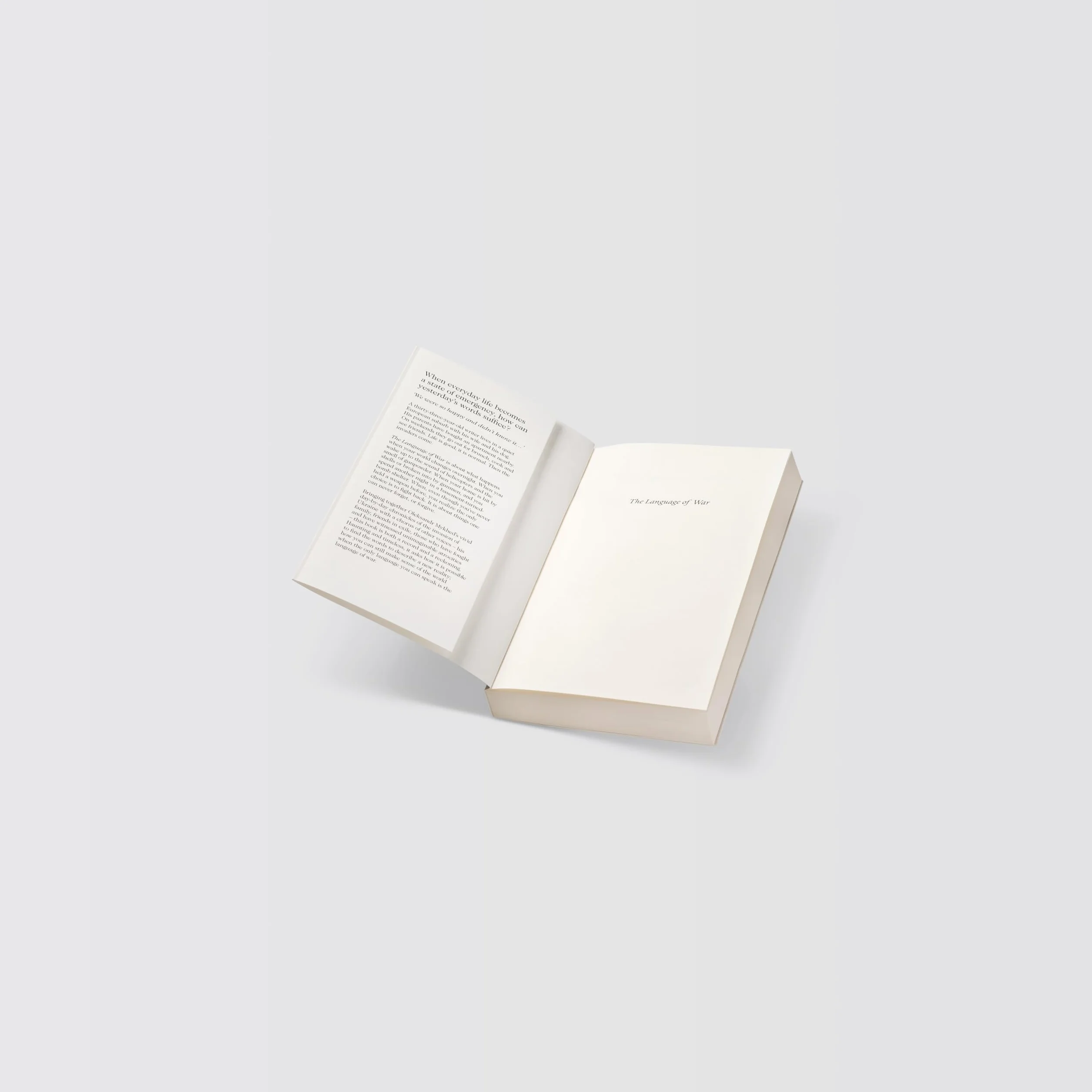 The Language of War: by Allen Lane