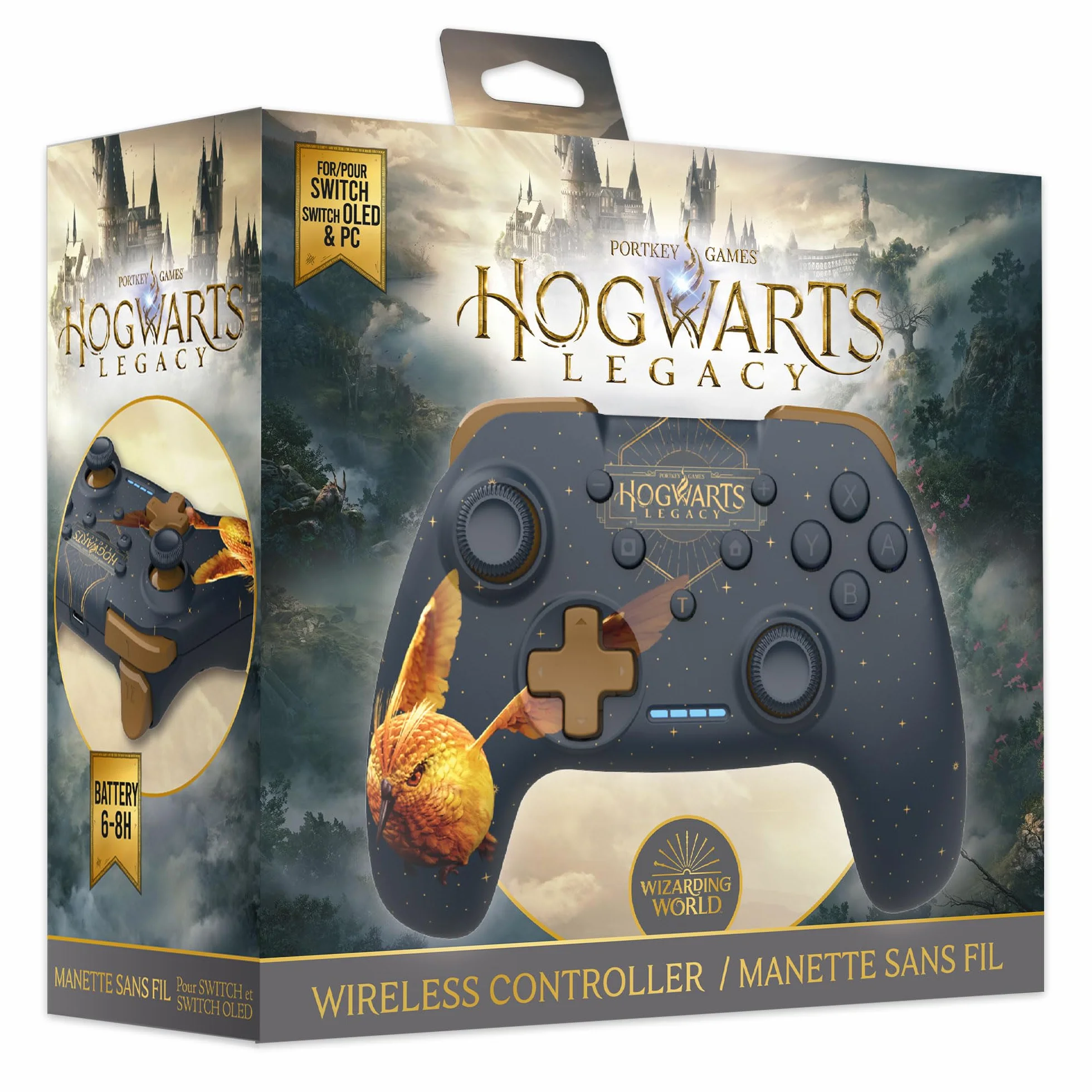 Freaks and Geeks Hogwarts Legacy Gold - Kontroler bezprzewodowy do przełącznika