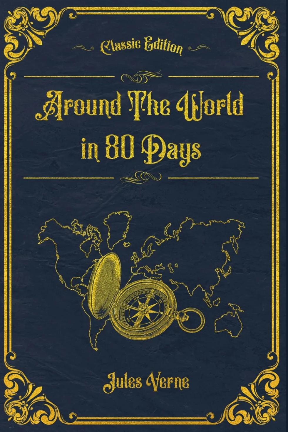 Around the World in 80 Days: With original illustrations - annotated