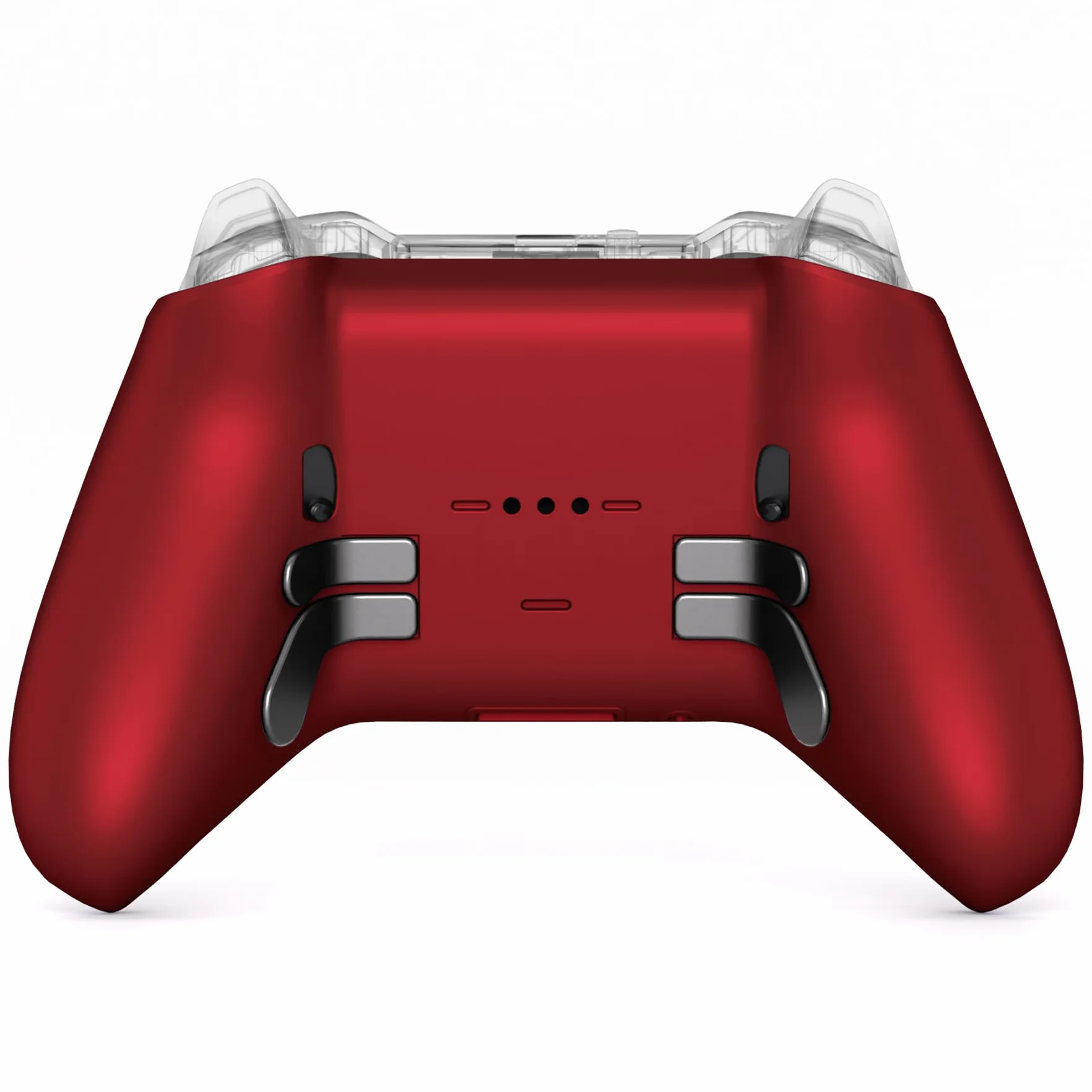 eXtremeRate Zapasowa dolna obudowa do kontrolera Xbox Elite Series 2, niestandardowa szkarłatna czerwona tylna obudowa do kontrolera bezprzewodowego Xbox Elite Series 2 Core Model 1797 - BEZ