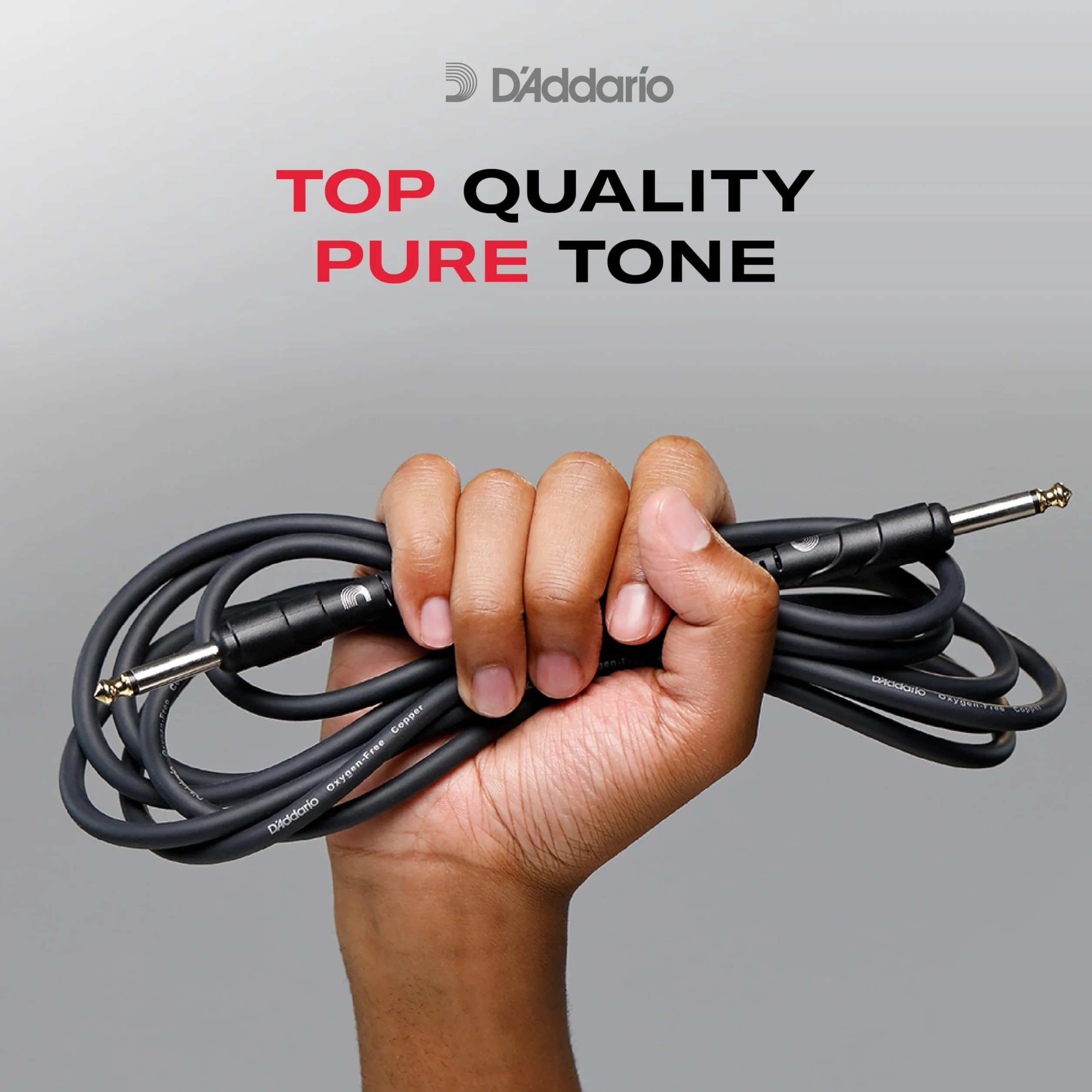 D'Addario Kabel głośnikowy - ekranowany dla redukcji szumów, ograniczona żywotność, 1/10.2 cm męski na 1/4 cala męski - seria klasyczna - 1,52 m - proste końcówki - 1 opakowanie