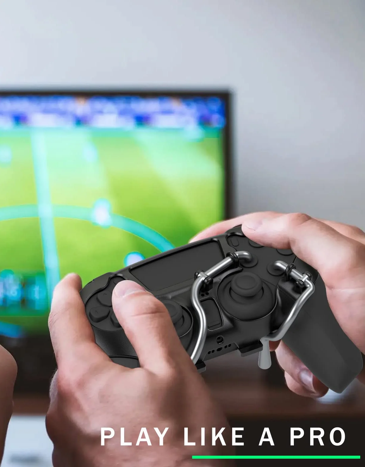 EXknight Leverback V2 PS5 Paddles, Mocowany Przycisk Tylni dla PS5 Controller | Pasuje do Joysticka Nasadki (Czarny)