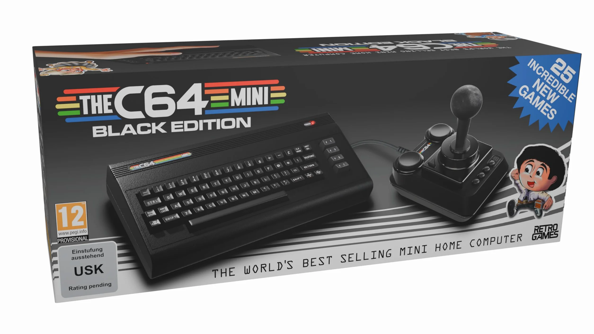 THEC64 (Commodore 64) Mini - Black Edition (UK) /Retro