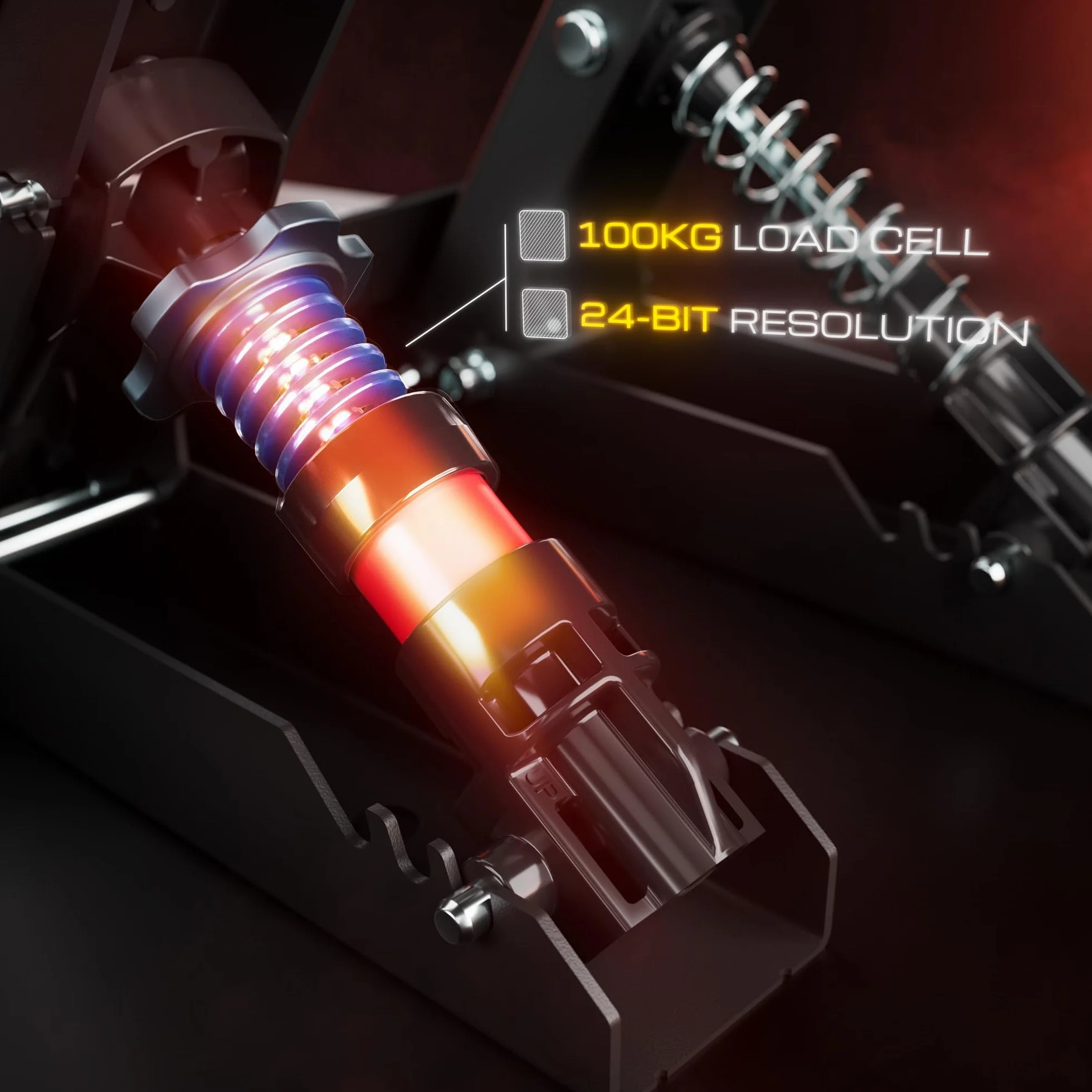 Thrustmaster Raceline LC Upgrade — Pedał Hamulca Typu Load Cell o Obciążalności 100 kg, Rozszerzenie Zestawu Pedałów Raceline Pedals LTE do Symulacji Wyścigowych — PS5, PS4, Xbox Series, Xbox One, PC