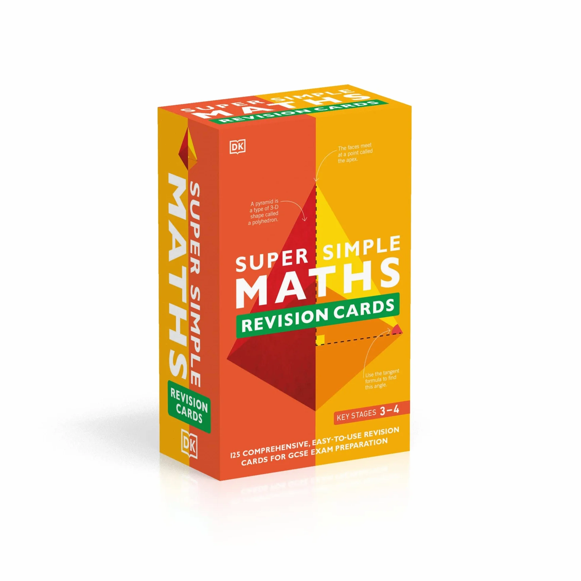 Super Simple Maths Revision Cards Key Stages 3 and 4: 125 Comprehensive, Easy-to-Use Revision Cards for GCSE Exam Preparation