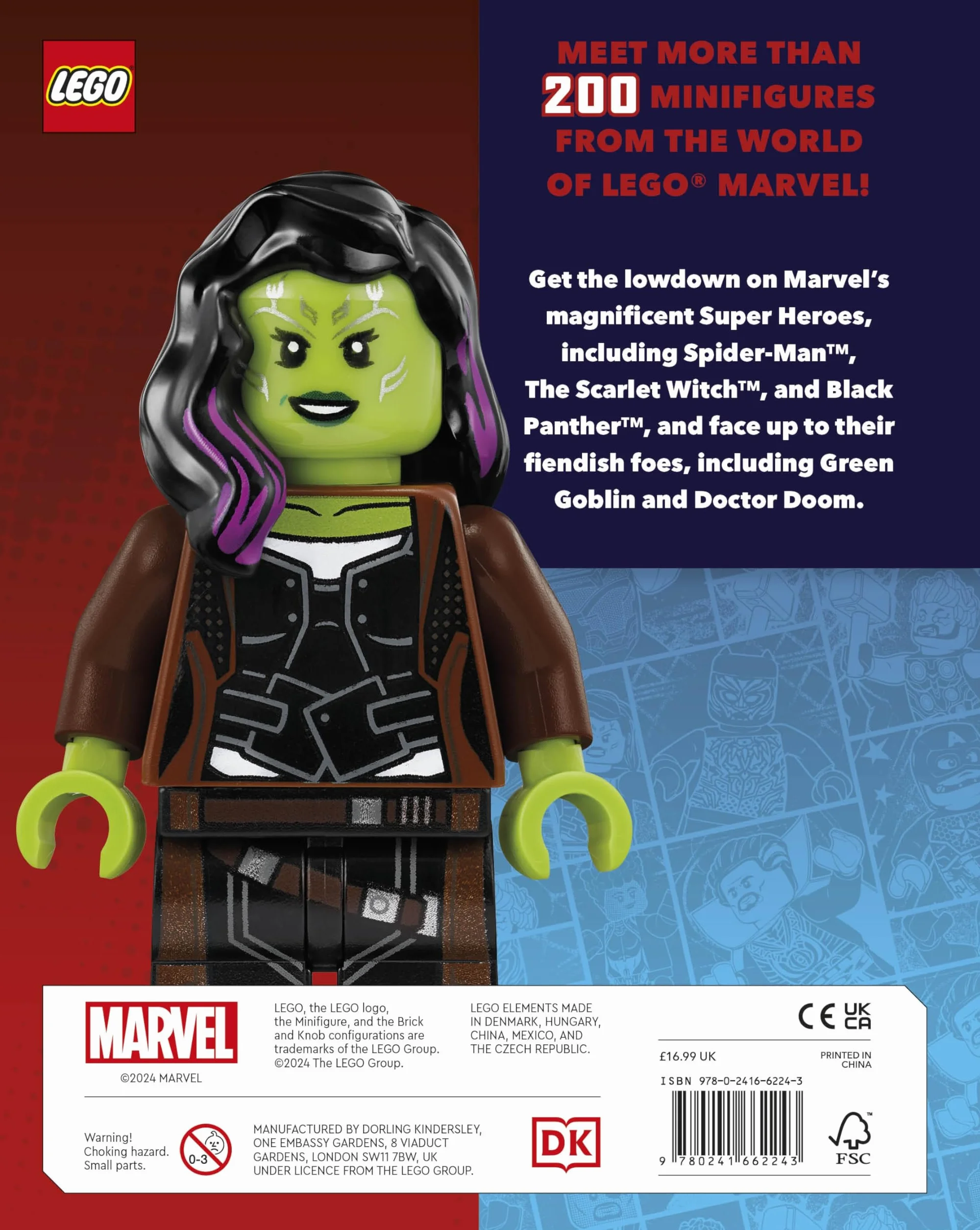 LEGO Marvel Character Encyclopedia: With Exclusive Captain America Minifigure