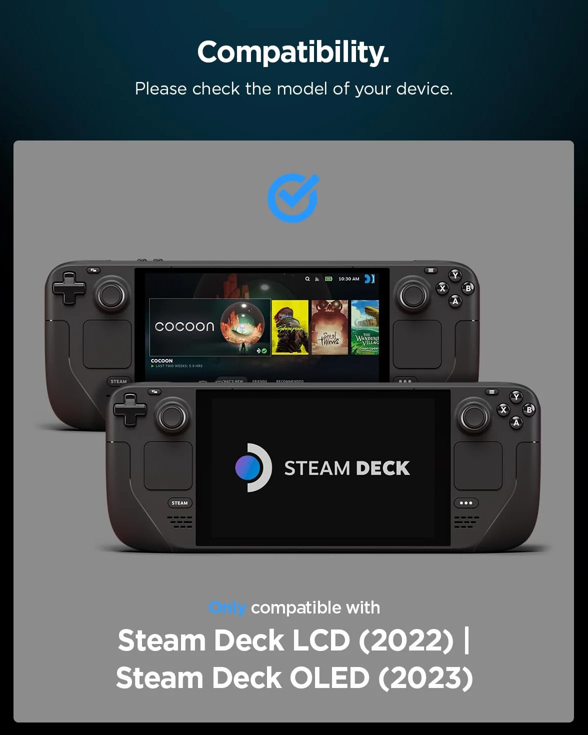 Spigen Wytrzymałe etui pancerne kompatybilne z Steam Deck LCD (2022) / Steam Deck OLED (2023) - czarny matowy
