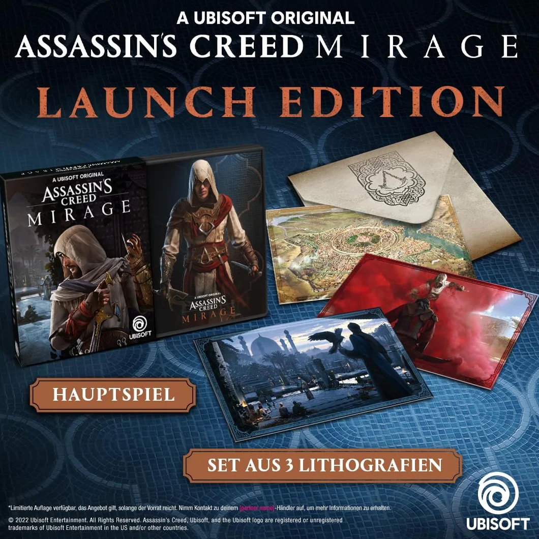 Ubisoft Assassin's Creed Mirage Launch Edition - [Xbox One, Xbox Series X] - Uncut