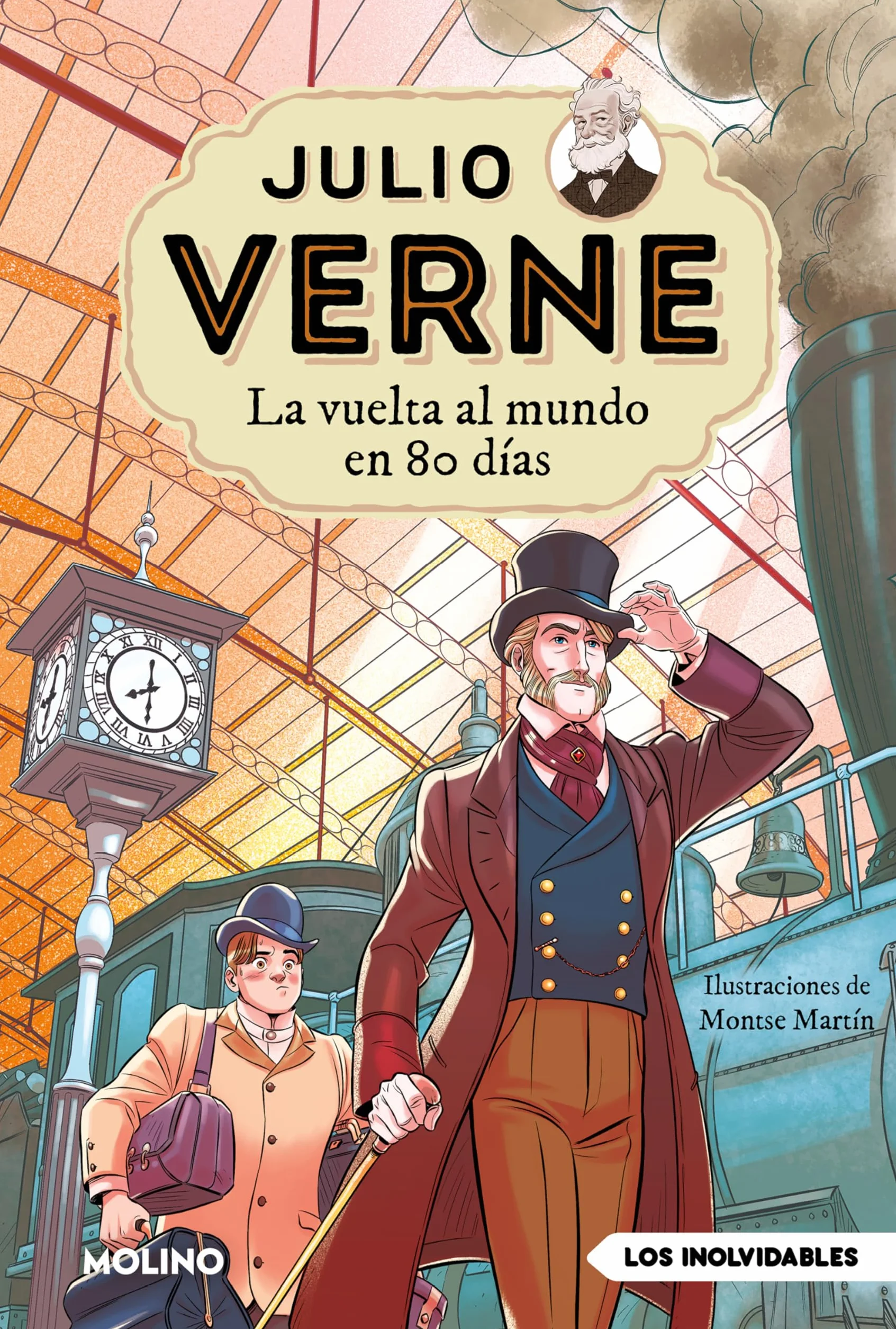 Julio Verne - La vuelta al mundo en 80 días (edición actualizada, ilustrada y adaptada)