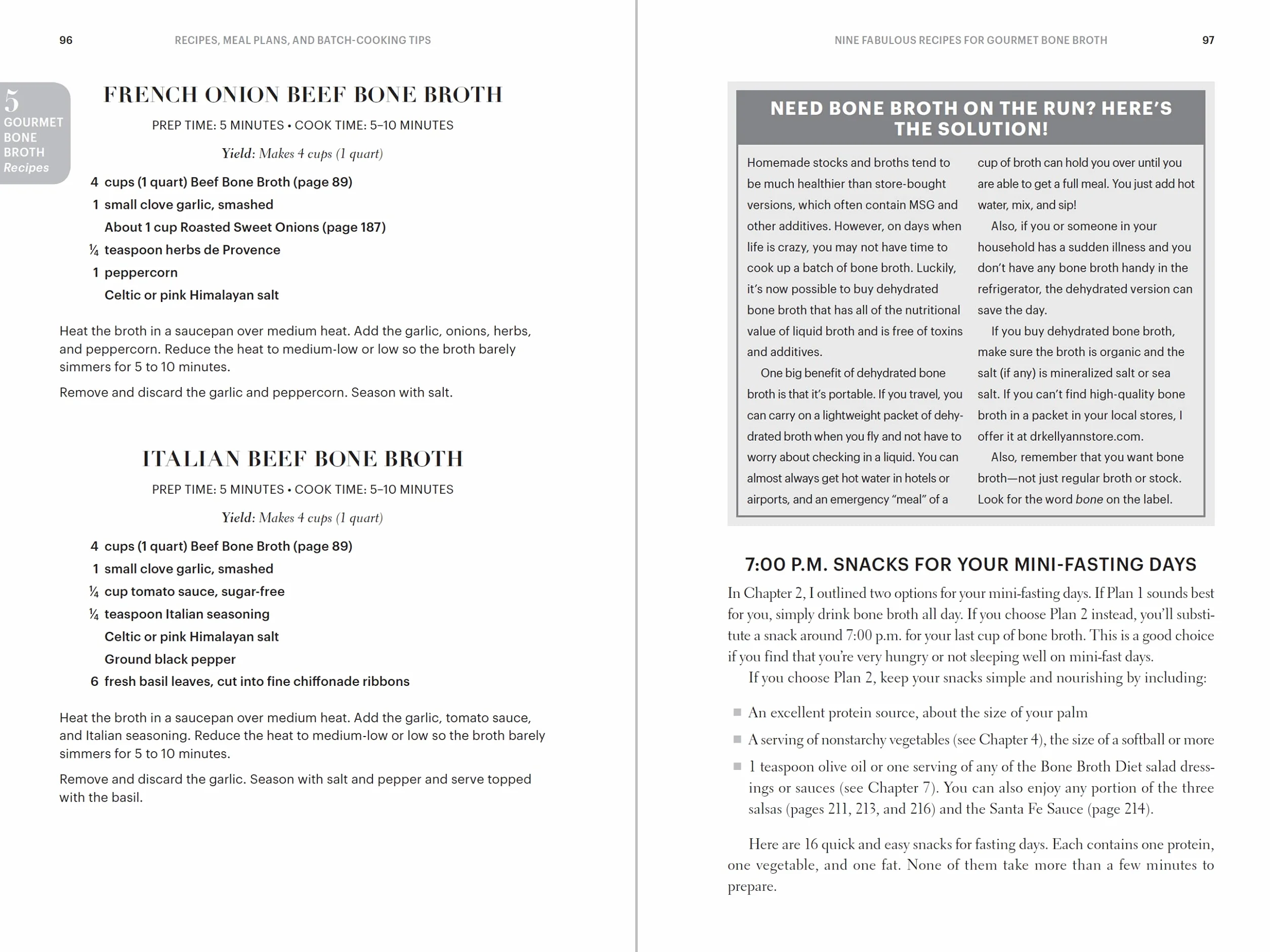 Dr. Kellyann's Bone Broth Diet: Lose Up to 15 Pounds, 4 Inches-and Your Wrinkles!-in Just 21 Days, Revised and Updated