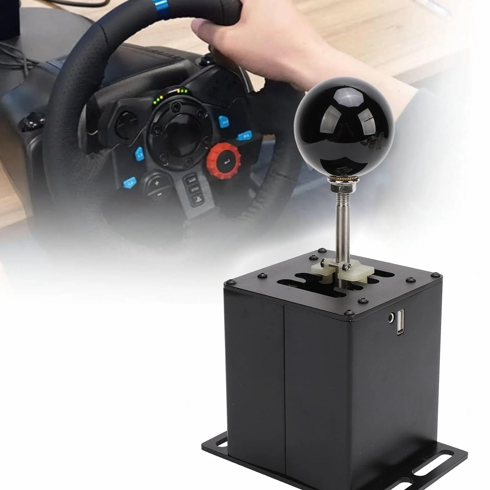 TKSE 7+R H Gear Shifter Wysoka Symulacja Symulator Wyścigów USB Symulator Game Simulator dla G29 G27 G25 G920 T300RS GT Kierownica