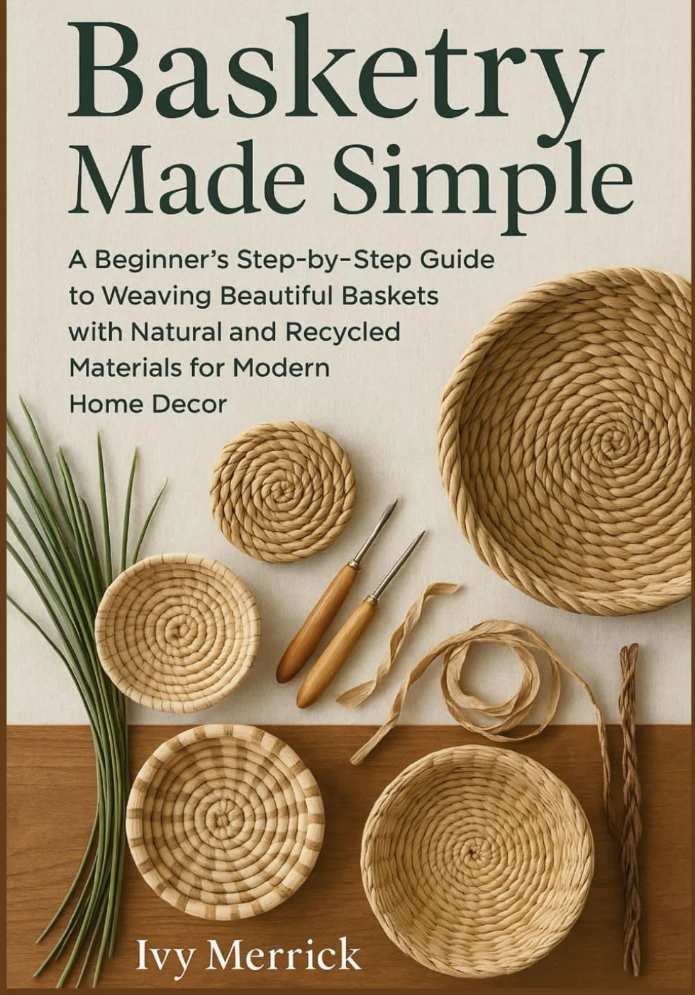 Basketry Made Simple: A Beginner’s Step-by-Step Guide to Weaving Beautiful Baskets with Natural and Recycled Materials for Modern Home Decor