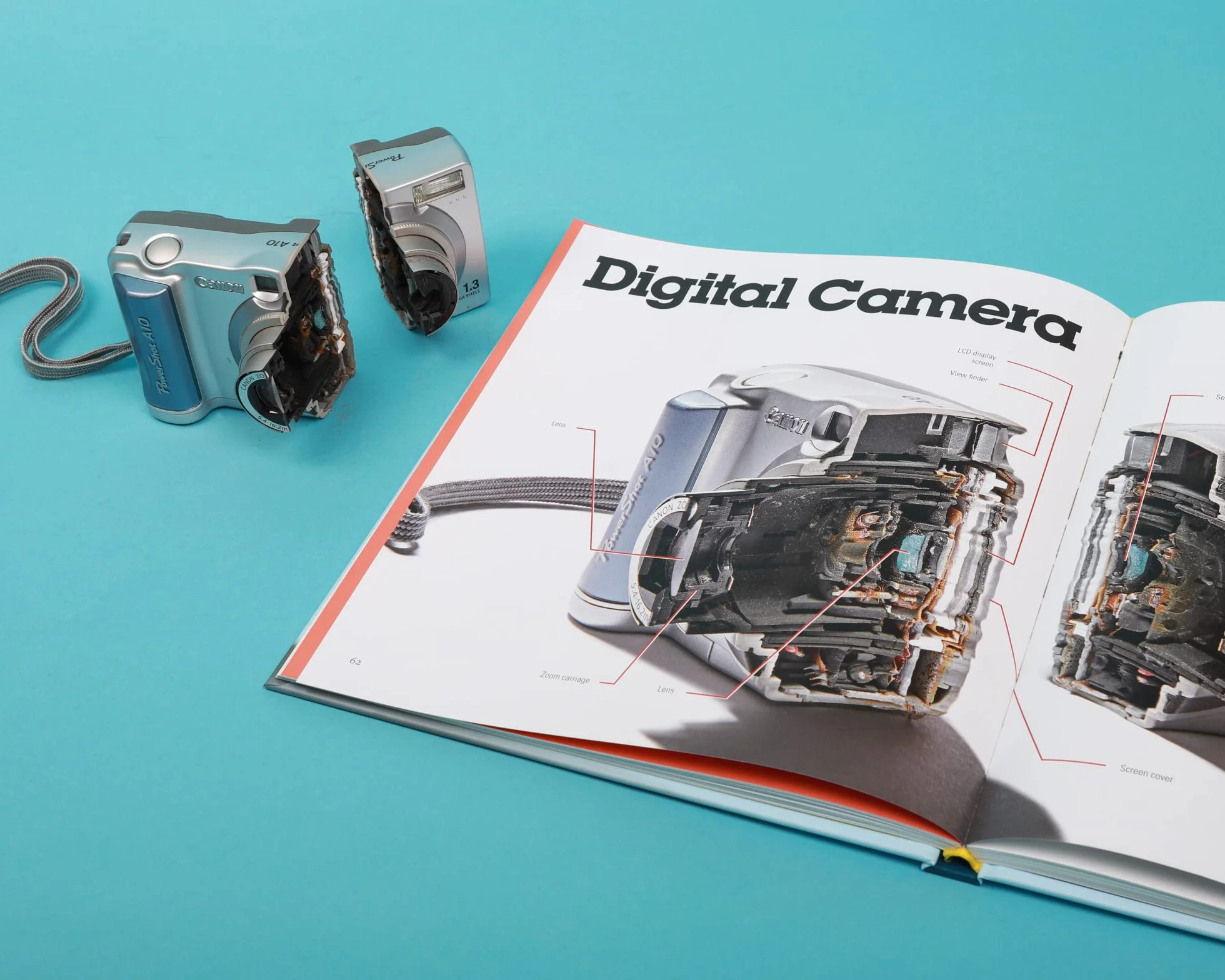 Cut in Half: The Hidden World Inside Everyday Objects (Pop Science and Photography Gift Book, How Things Work Book)