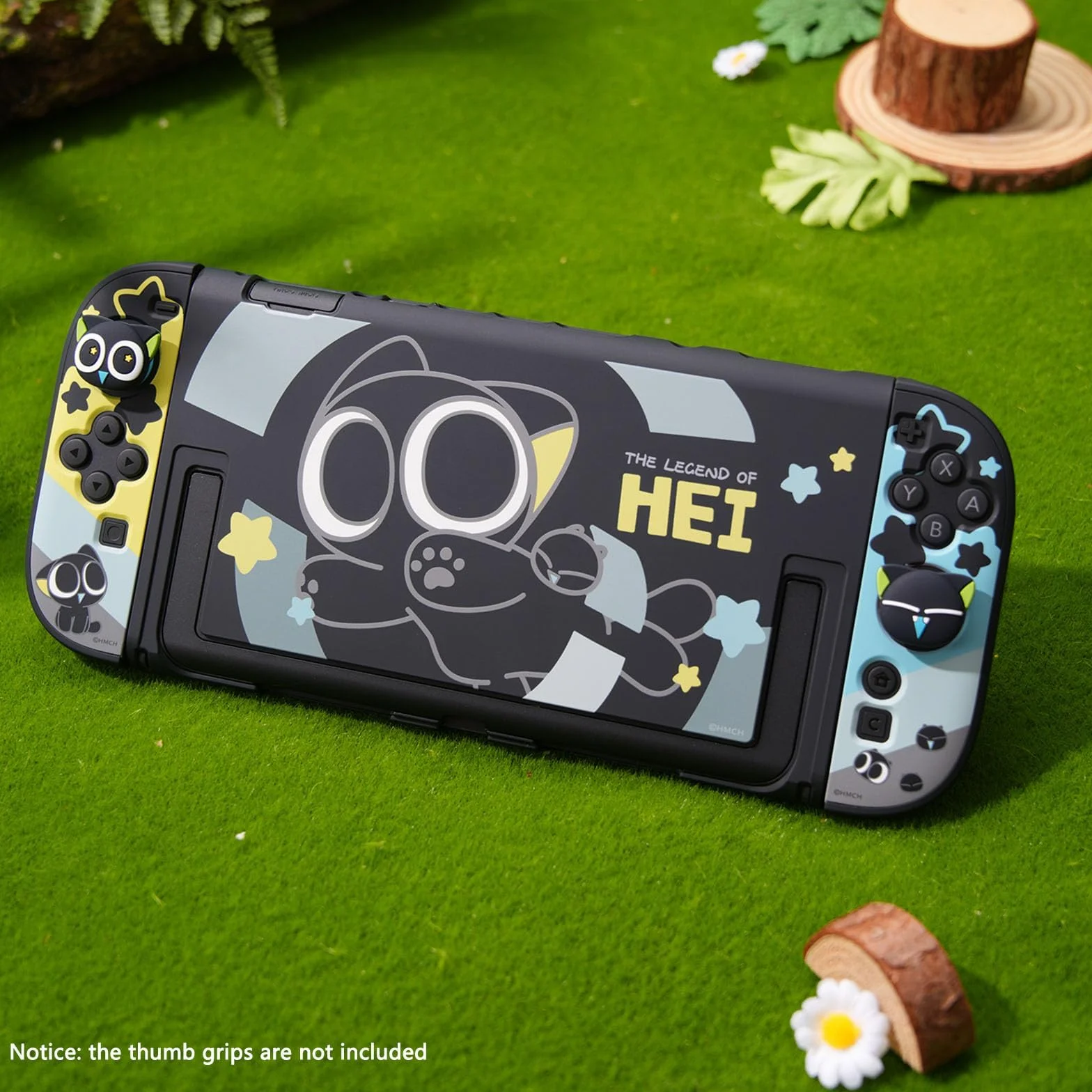 GeekShare Etui ochronne kompatybilne z Switch 2, twarda, wąska, dokująca obudowa PC kompatybilna z konsolą do gier Switch 2025 i kontrolerami joysticka - seria HEI