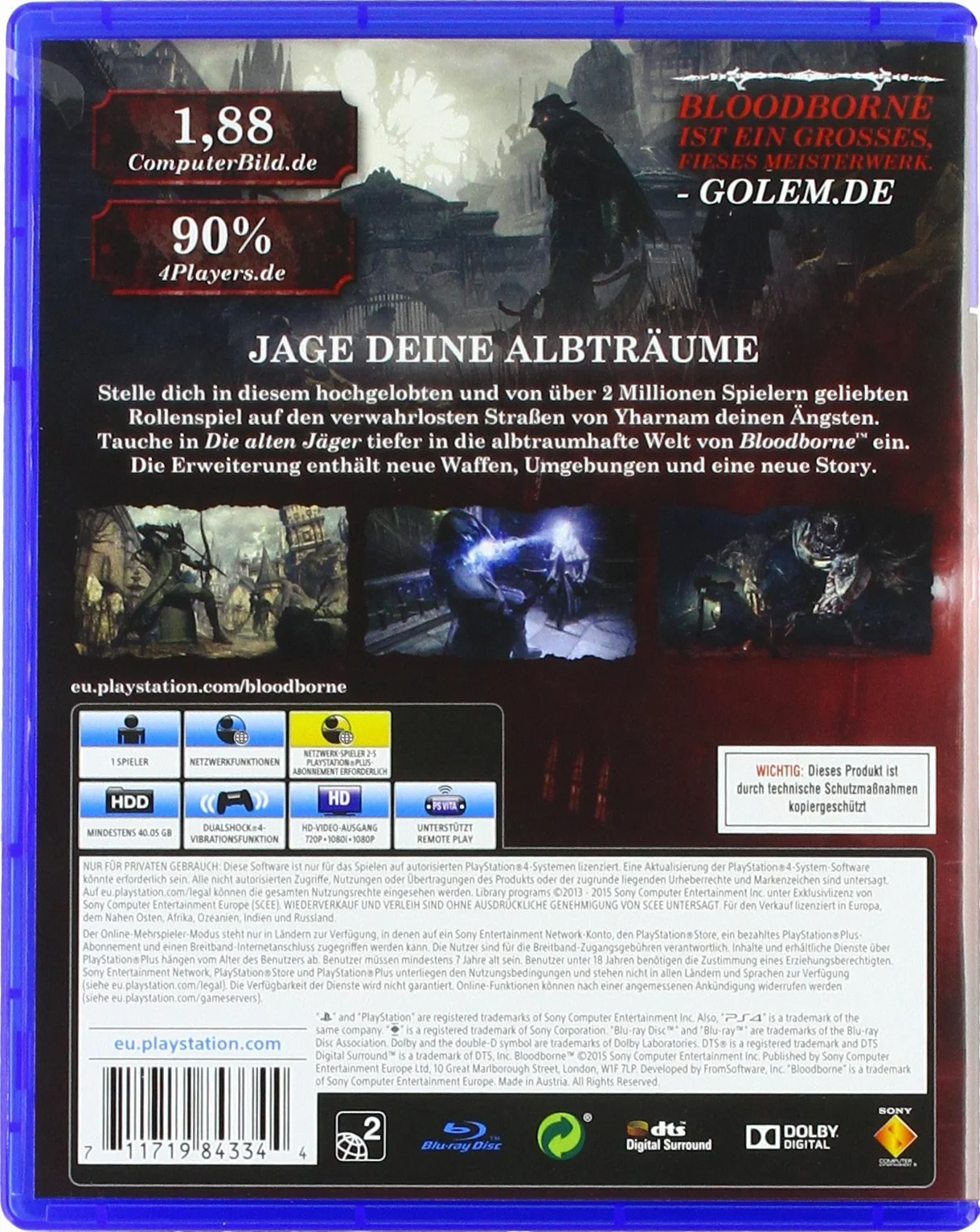 Bloodborne - Game of the Year Edition - [PlayStation 4] – wersja niemiecka