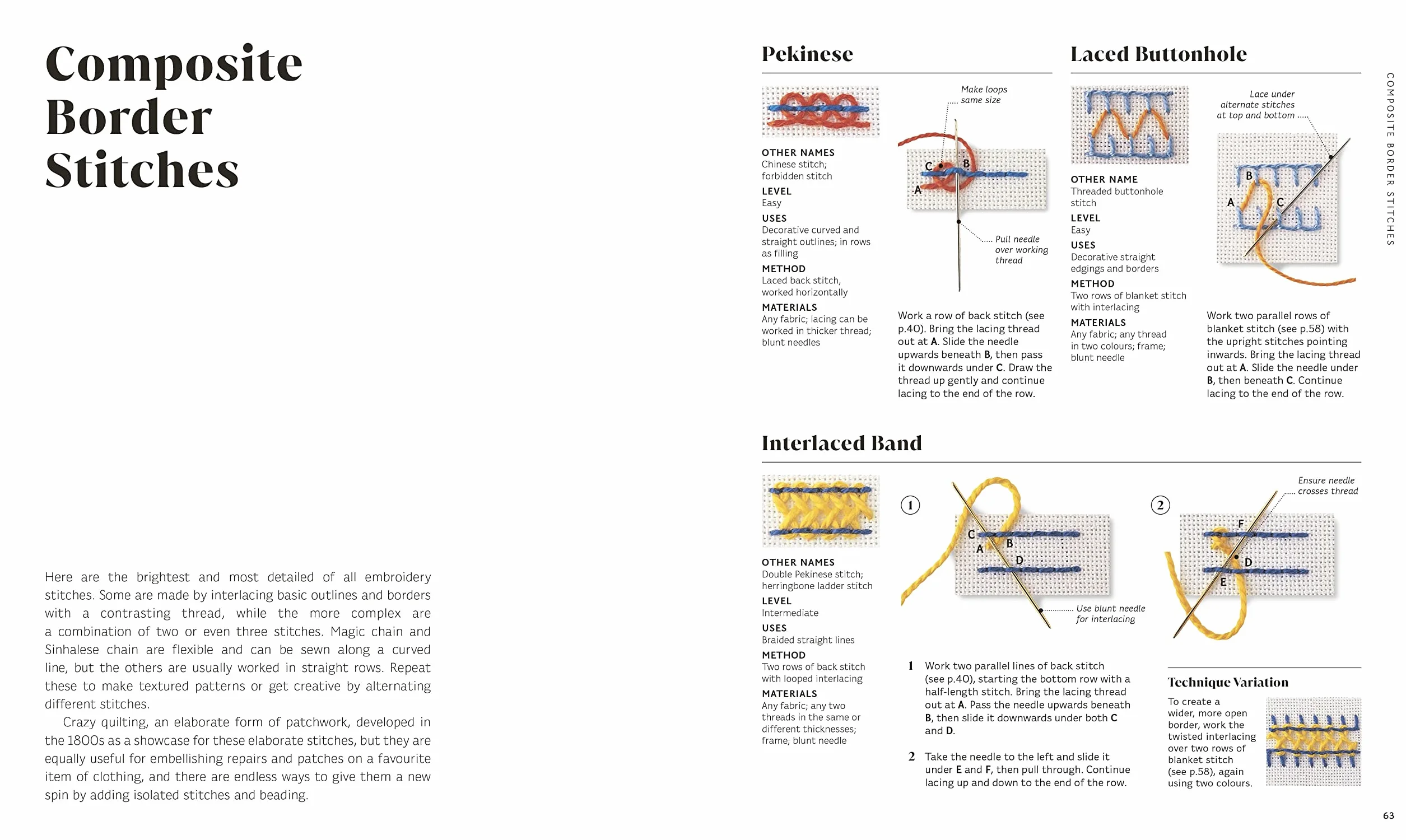 Embroidery Stitches Step-by-Step: The Ideal Guide to Stitching, Whatever Your Level of Expertise