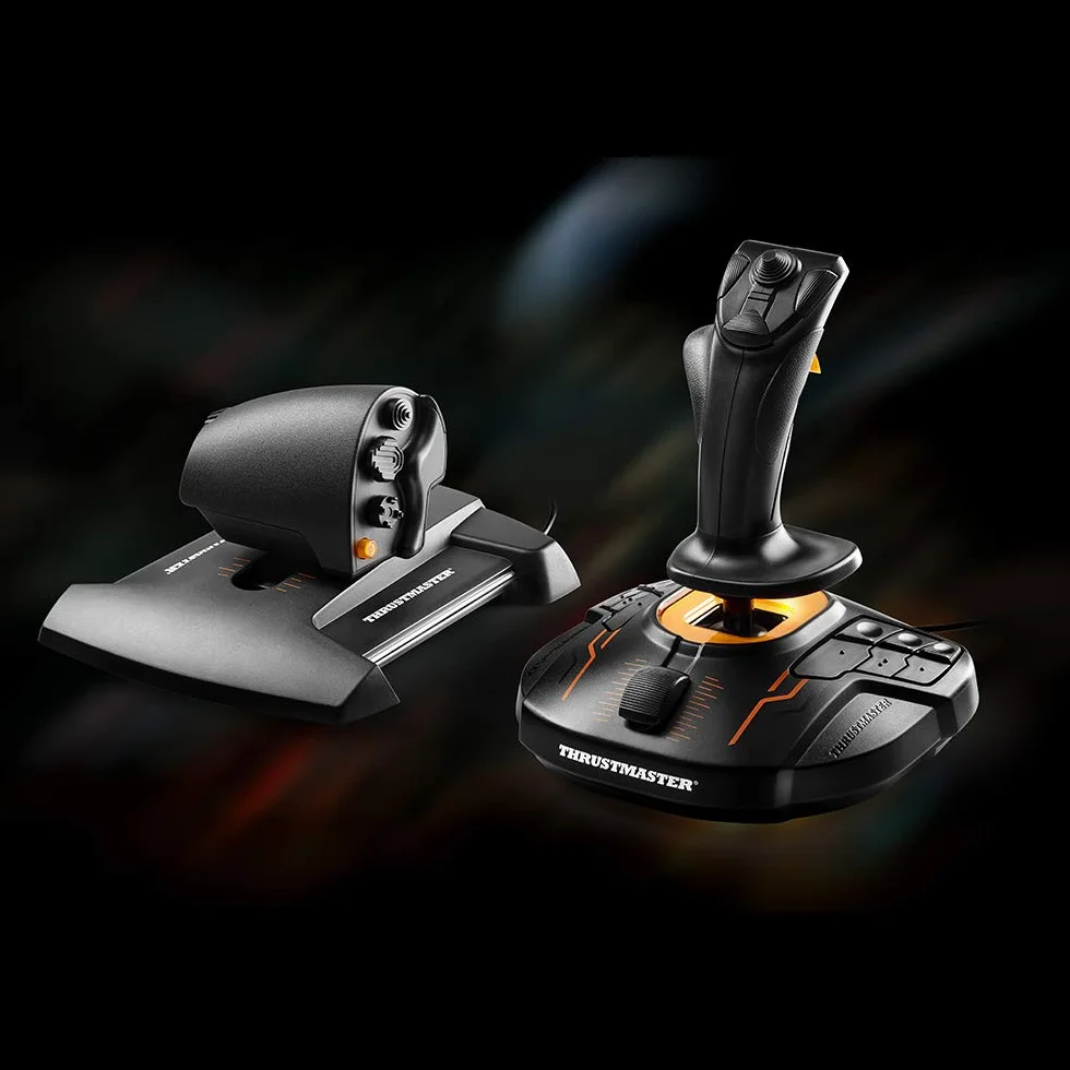 Thrustmaster T16000M FCS Hotas - System sterowania lotem z joystickiem i przepustnicą, z technologią H.E.A.R.T HallEffect AccuRate dla PC