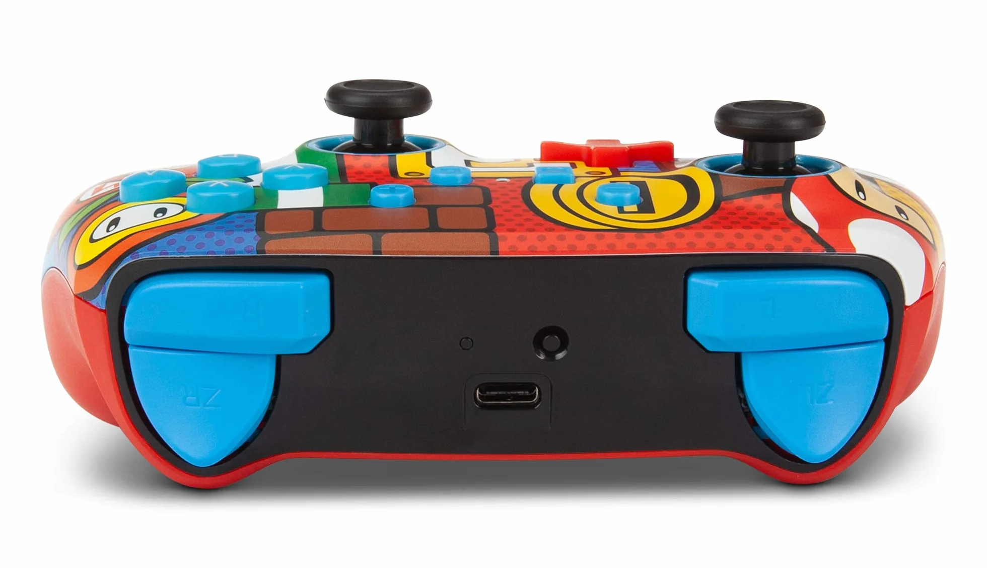 Ulepszony kontroler bezprzewodowy PowerA do konsoli Nintendo Switch – Mario Pop, Nintendo Switch Lite, gamepad, kontroler gier, kontroler Bluetooth, ekskluzywny Amazon