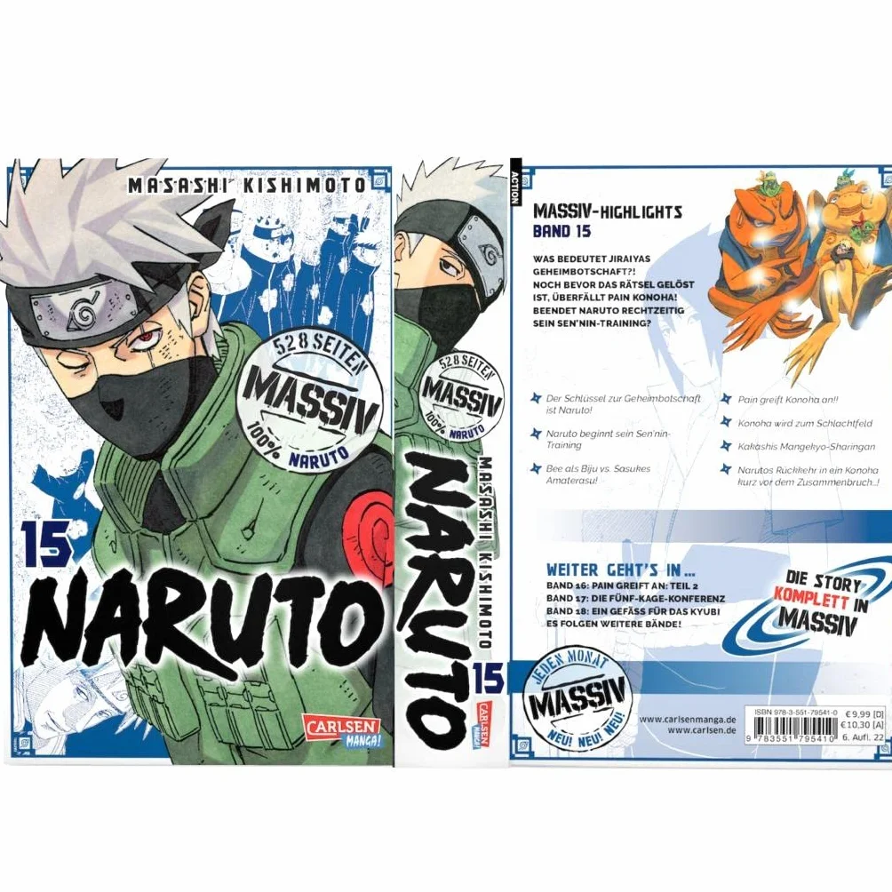 NARUTO Massiv 15: Die Originalserie als umfangreiche Sammelbandausgabe!