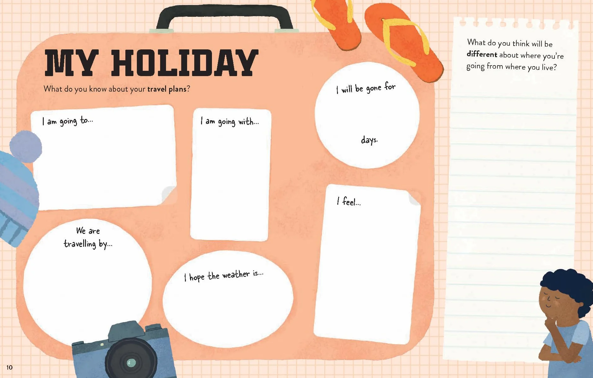 Create Your Own Travel Journal - anglais: 60 Ideas to Invent, Make & Play | Create Your Own Travel Bingo, Scavenger Hunt & Table Football | Includes Step by Step Photos