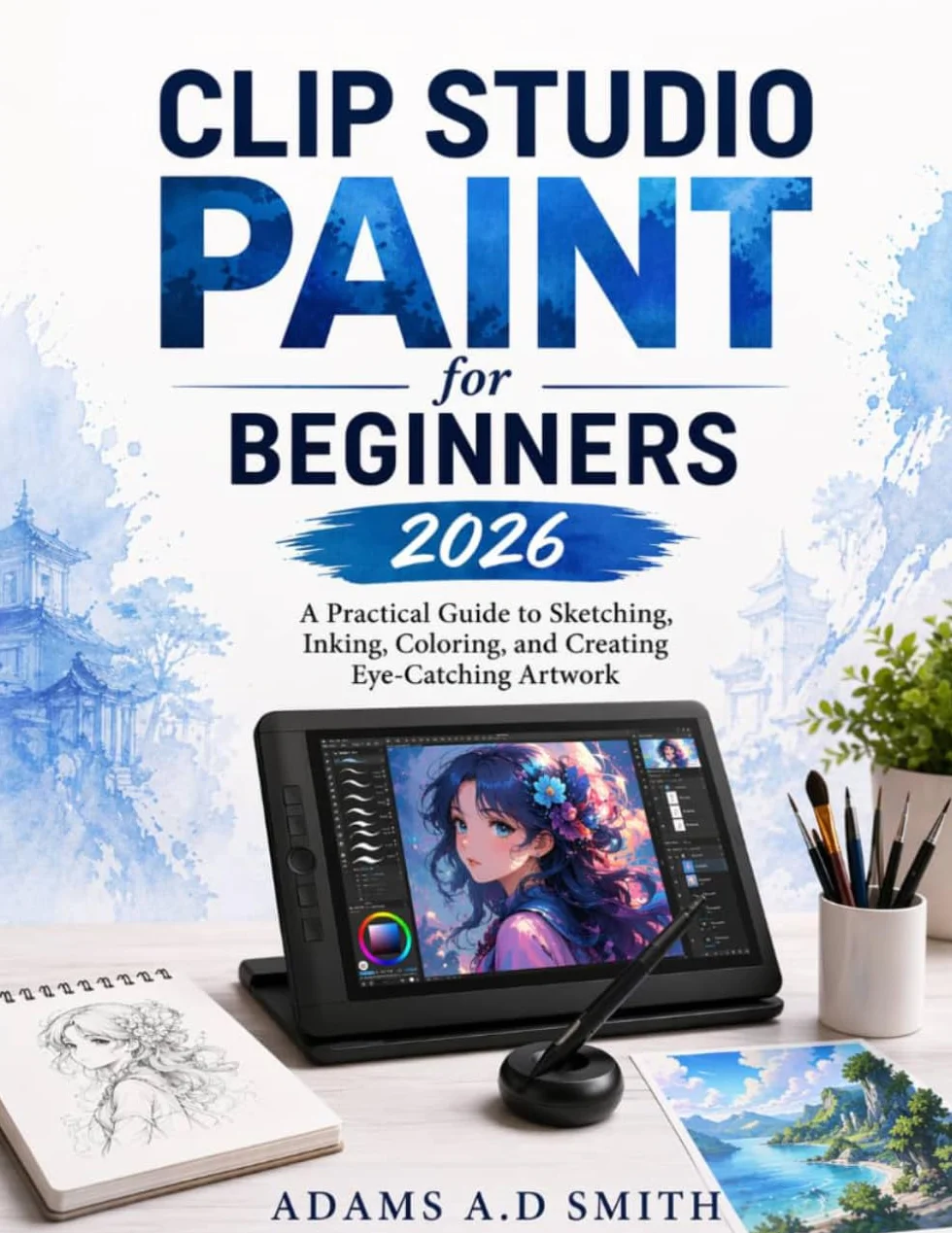 Clip Studio Paint for Beginners 2026: A Practical Guide to Sketching, Inking, Coloring, and Creating Eye-Catching Artwork
