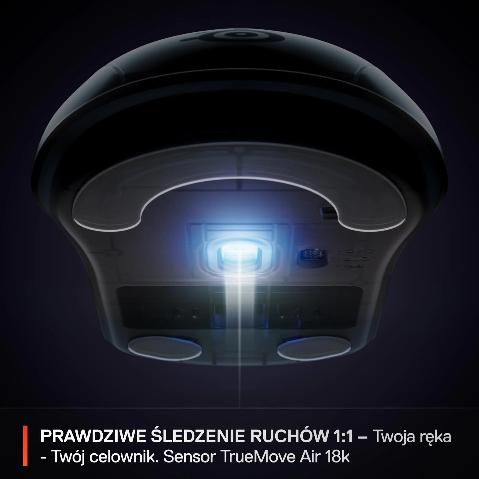 SteelSeries mysz do gier Rival 3 Wireless Gen 2 – 2,4 GHz i Bluetooth – Sensor optyczny TrueMove Air 18 000 DPI – Wytrzymała do 60 milionów kliknięć – Niska waga – Ślizgacze 100% PTFE - Czarna