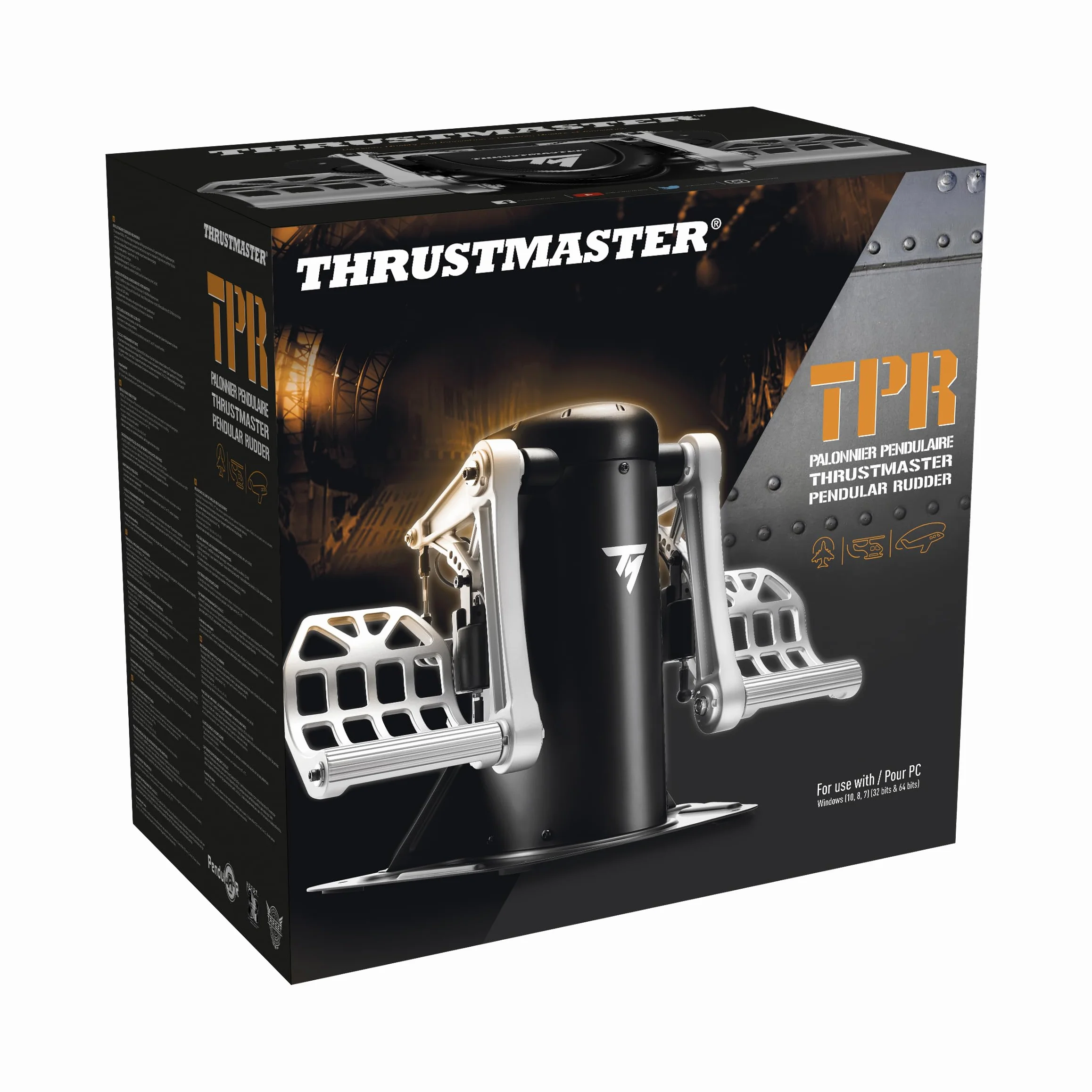 Thrustmaster TPR — specjalistyczny ster kierunku firmy Thrustmaster do symulatorów lotu na komputerze PC