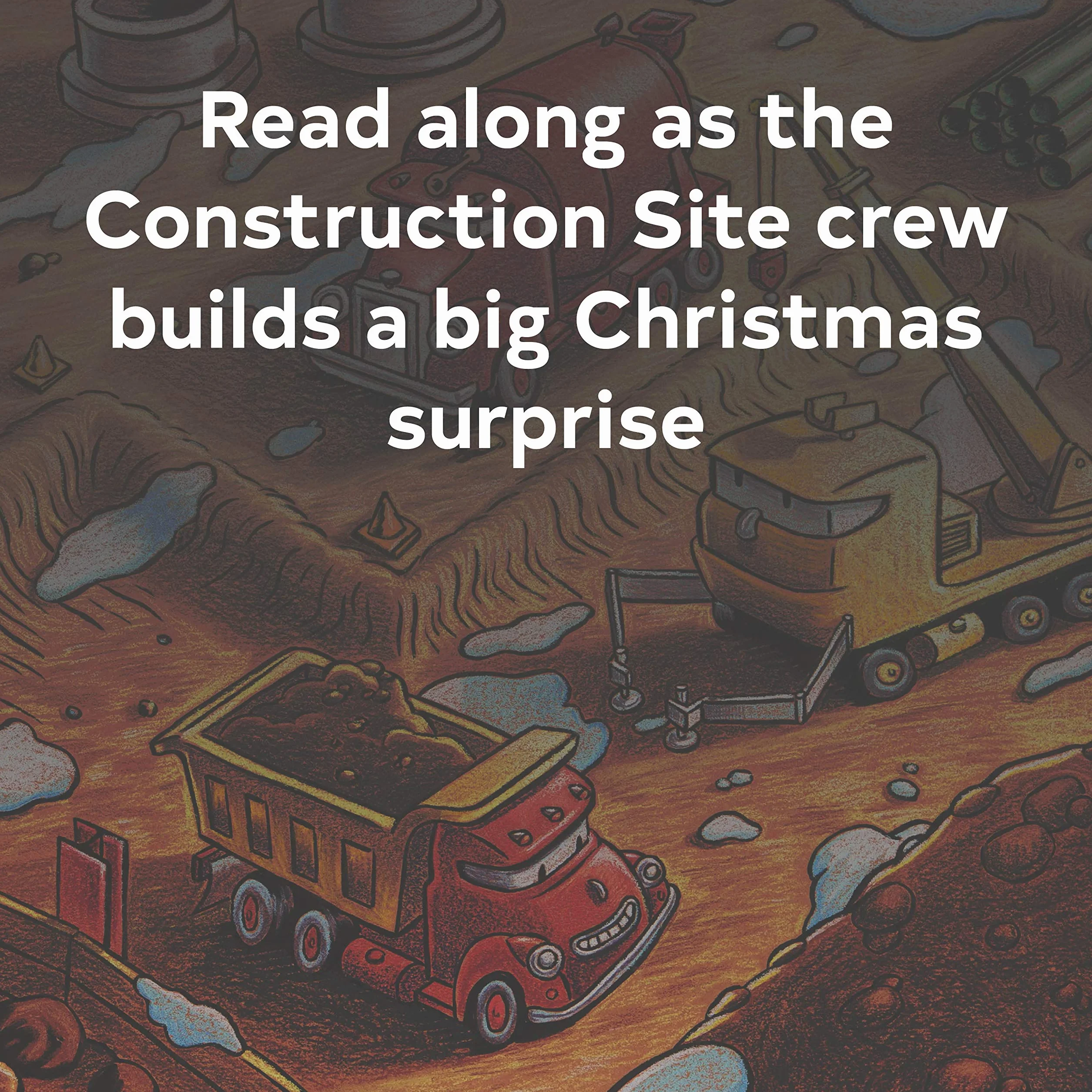 Construction Site on Christmas Night: (Christmas Book for Kids, Children's Book, Holiday Picture Book)