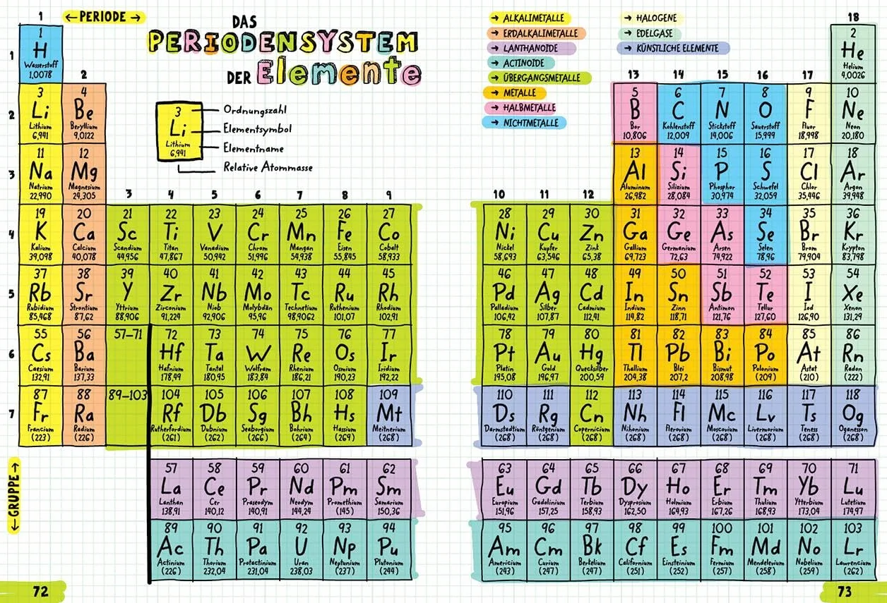 Big Fat Notebook - Alles, was du für Physik, Chemie und Bio brauchst - Das geballte Wissen von der 5. bis zur 9. Klasse. Mit Bonuswissen: Erdkunde: Nachhilfe für Physik, Chemie und Biologie