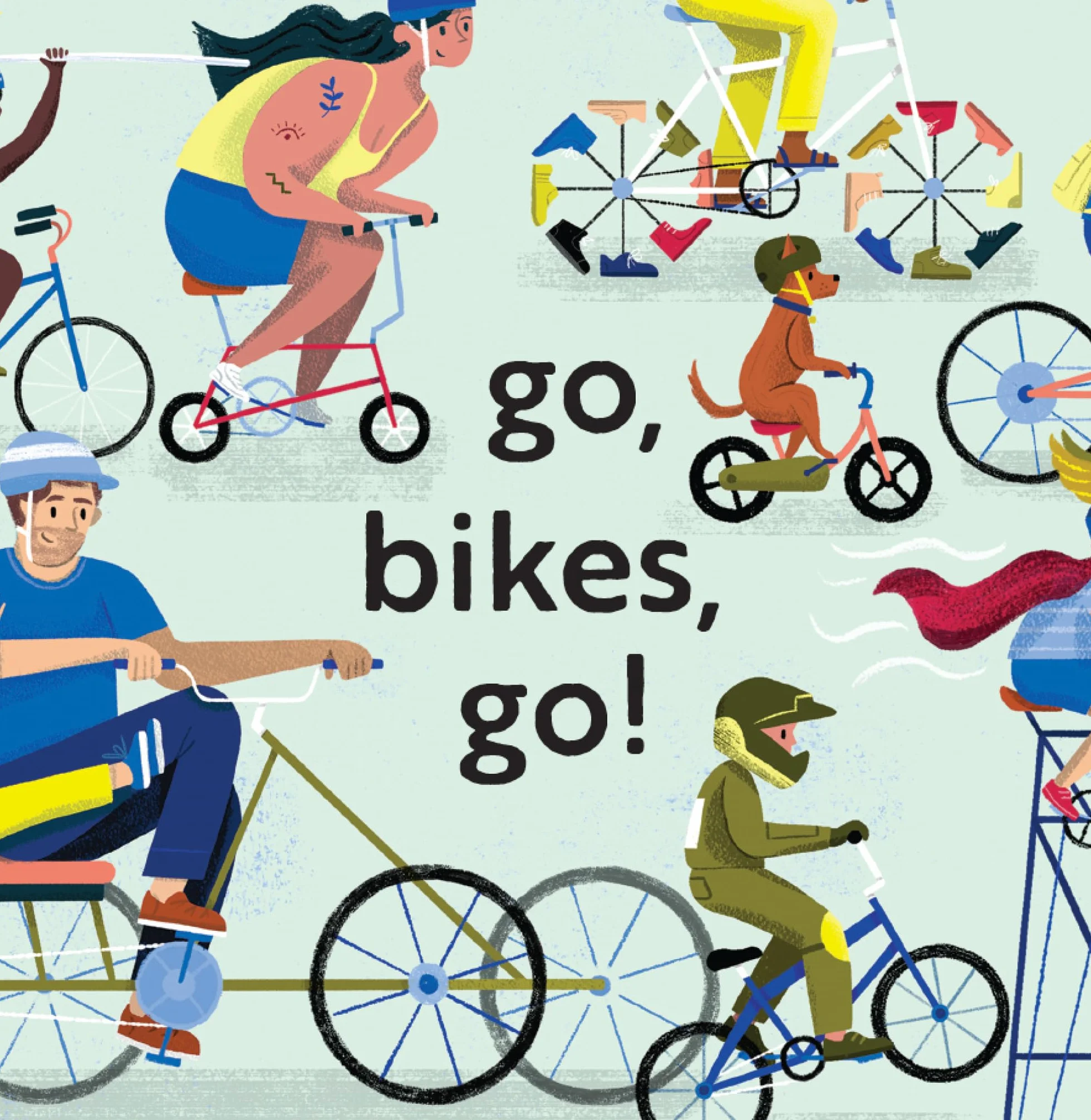 Go, Bikes, Go!: (Stocking Stuffer for Babies and Toddlers): 1