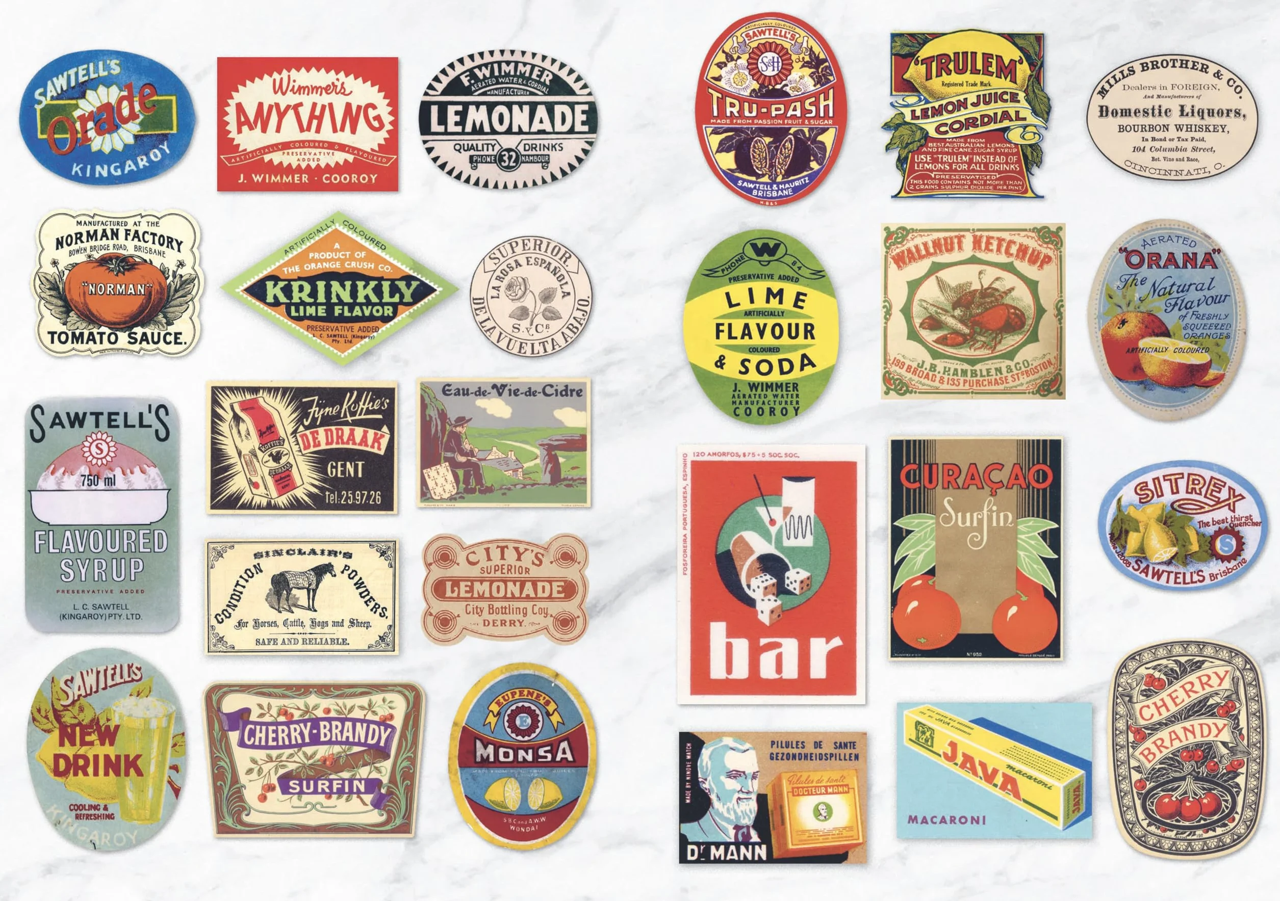 The Curious Collectibles Sticker Book /anglais