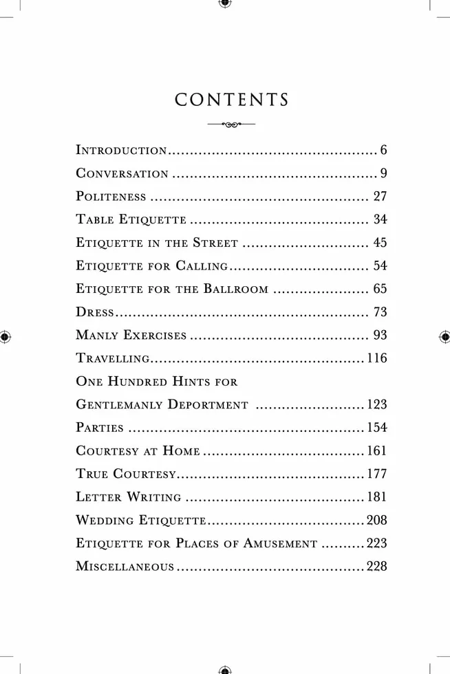 The Gentleman's Book of Etiquette and Manual of Politeness