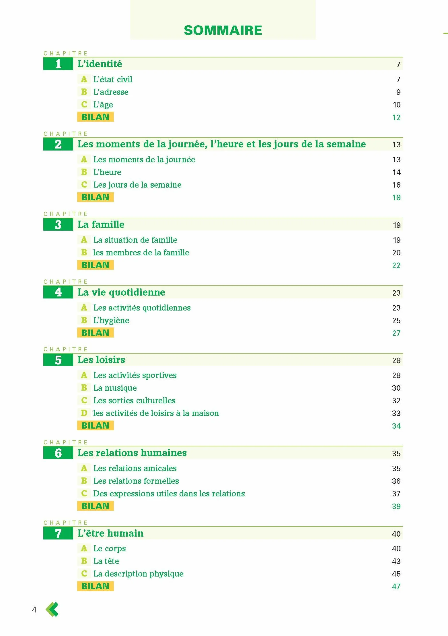 En Contexte - Exercices de vocabulaire (A1)