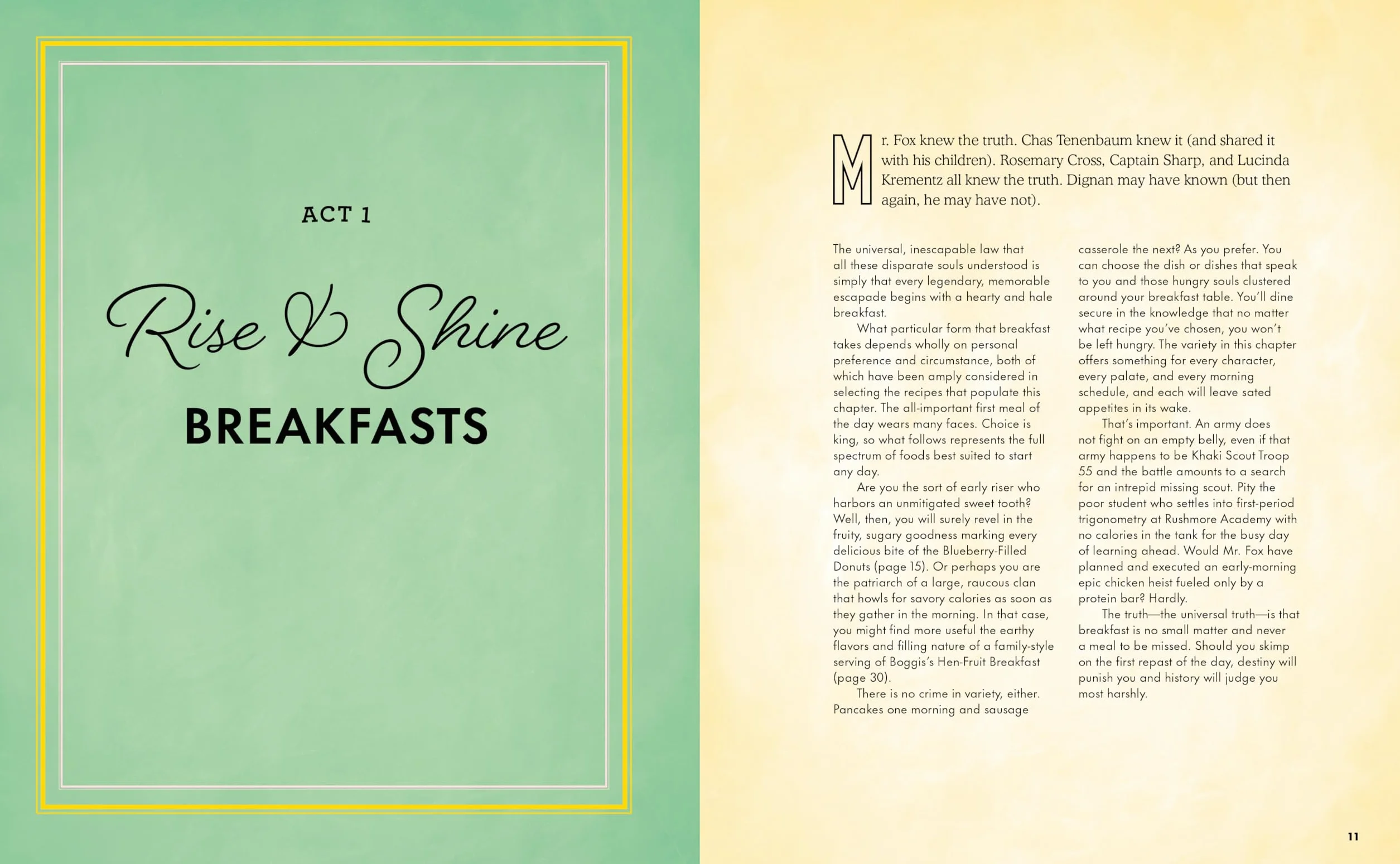 The Wes Anderson Cookbook: Whimsical Recipes Inspired by the Director and His Films