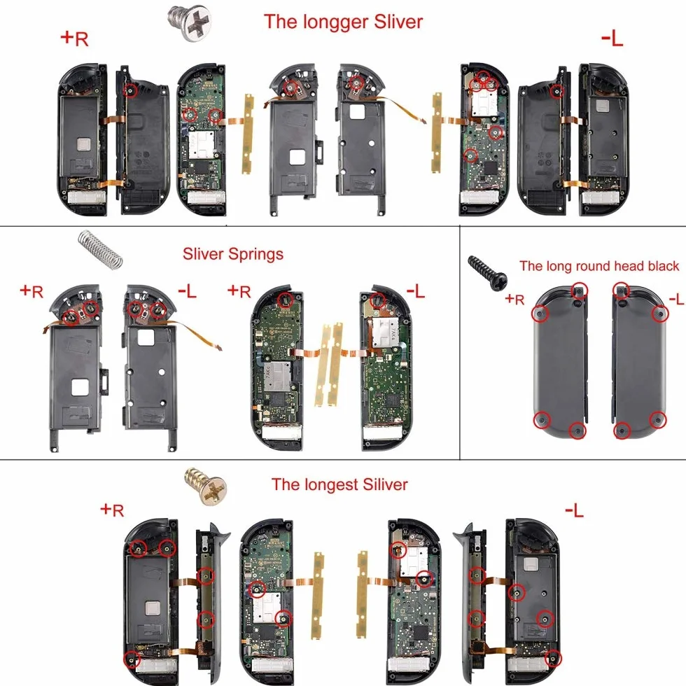 eXtremeRate Soft Touch Grip Czarny Obudowa Kontrolera z Przyciskami do Switch & Switch OLED