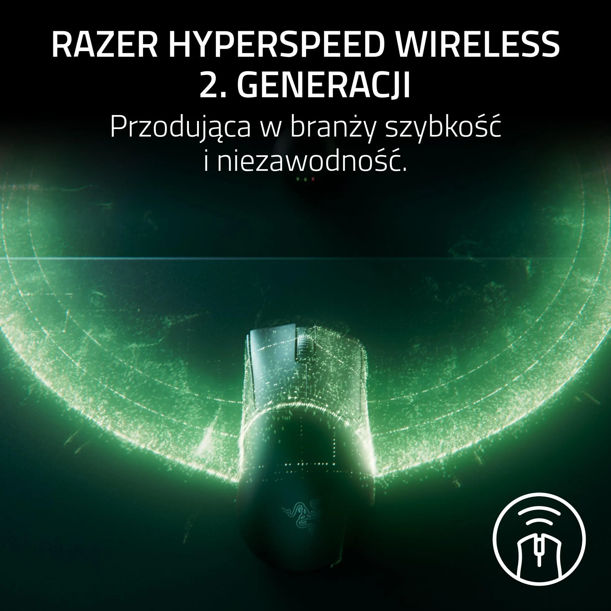 Razer DeathAdder V4 Pro bezprzewodowa mysz ergonomiczna 57 g 2,4 GHz Hyperspeed Focus Pro 45K 8K Hz Polling przełączniki optyczne Gen-4 Biały