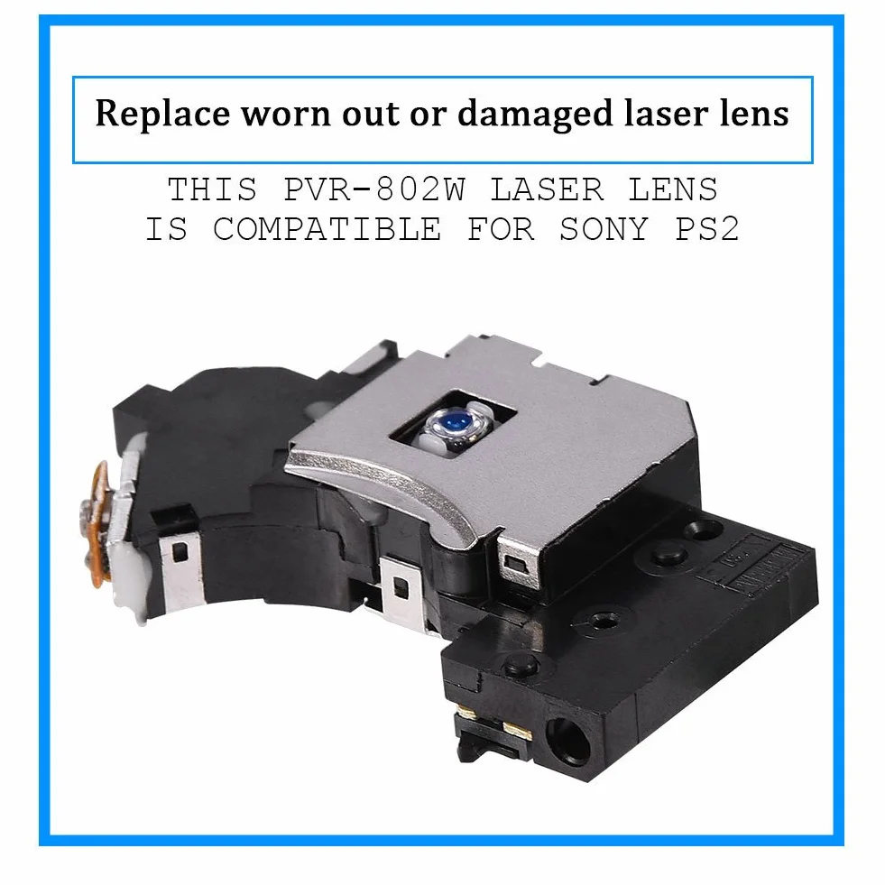 VIFERR Soczewka laserowa PVR-802W wymienna głowica obiektywu części naprawcze do Sony PlayStation 2 PS2