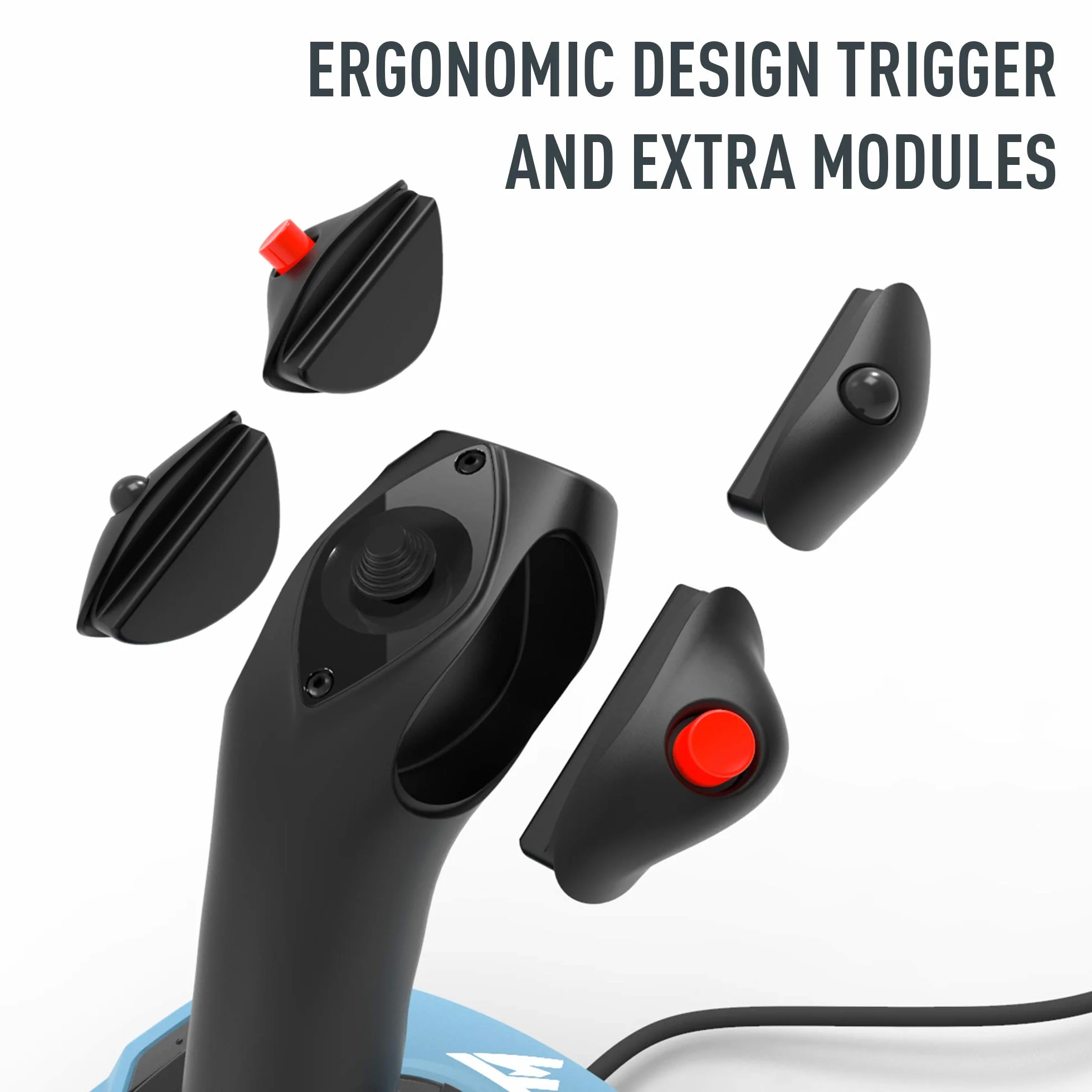 Thrustmaster TCA Sidestick Airbus Edition ergonomiczna replika bocznego drążka sterowego do PC